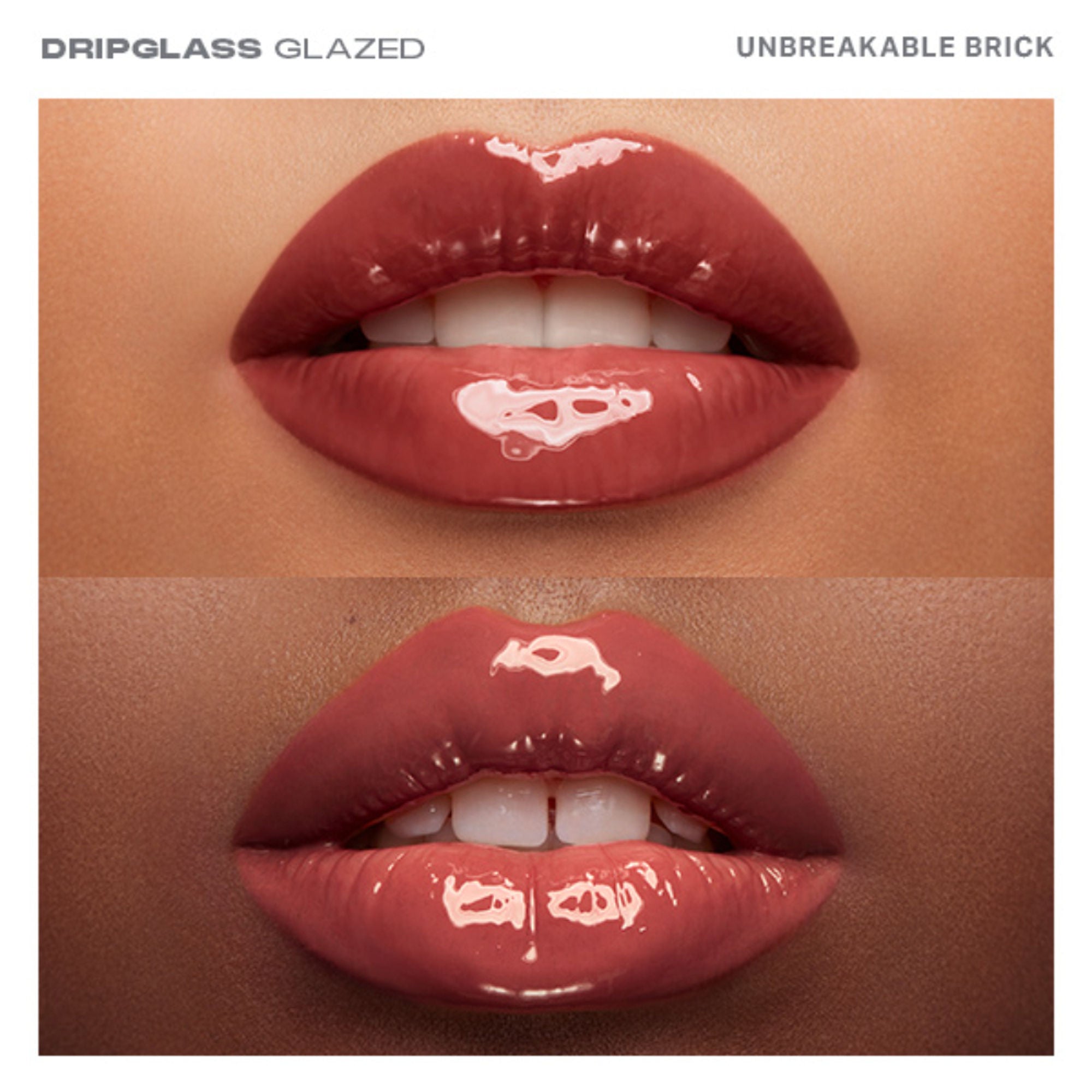 MORPHE Dripglass Glazed High Shine Lip Gloss - Unbreakable Brick