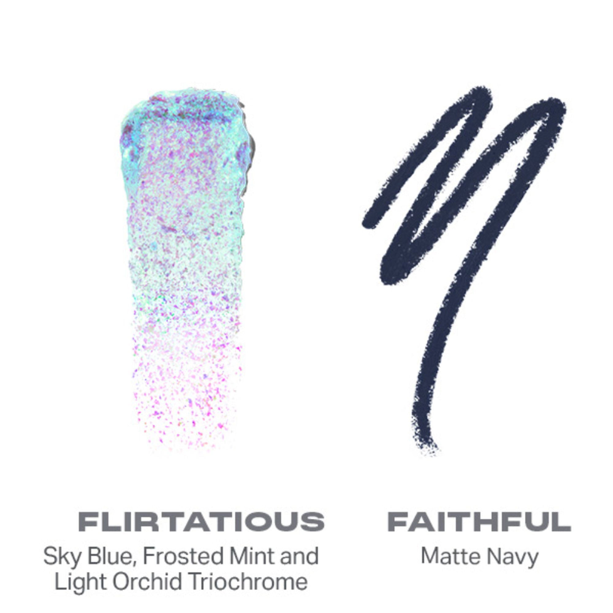 MORPHE Mixed Signals Dual Ended Cream & Liquid Shadow Stick - Flirtatious Faithful