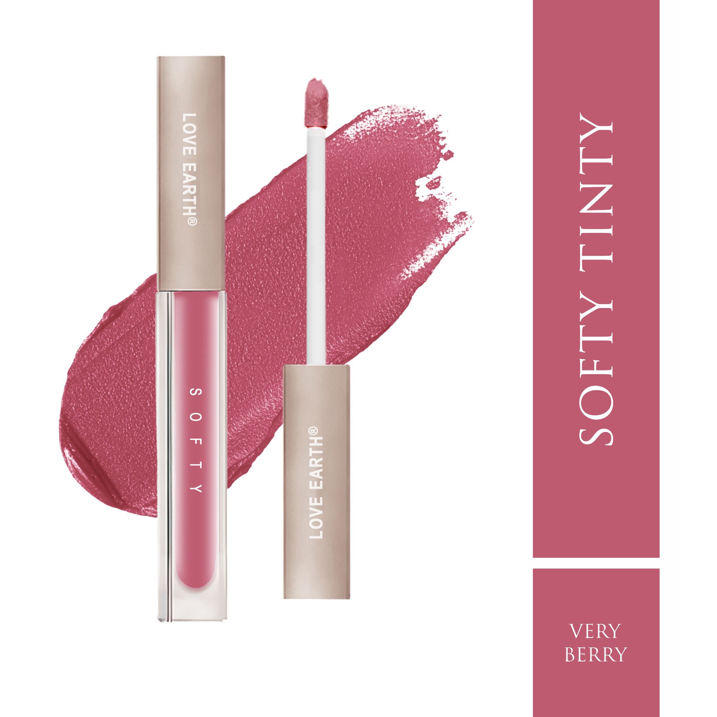 Love Earth Softy Tinty Lipstick - Very Berry