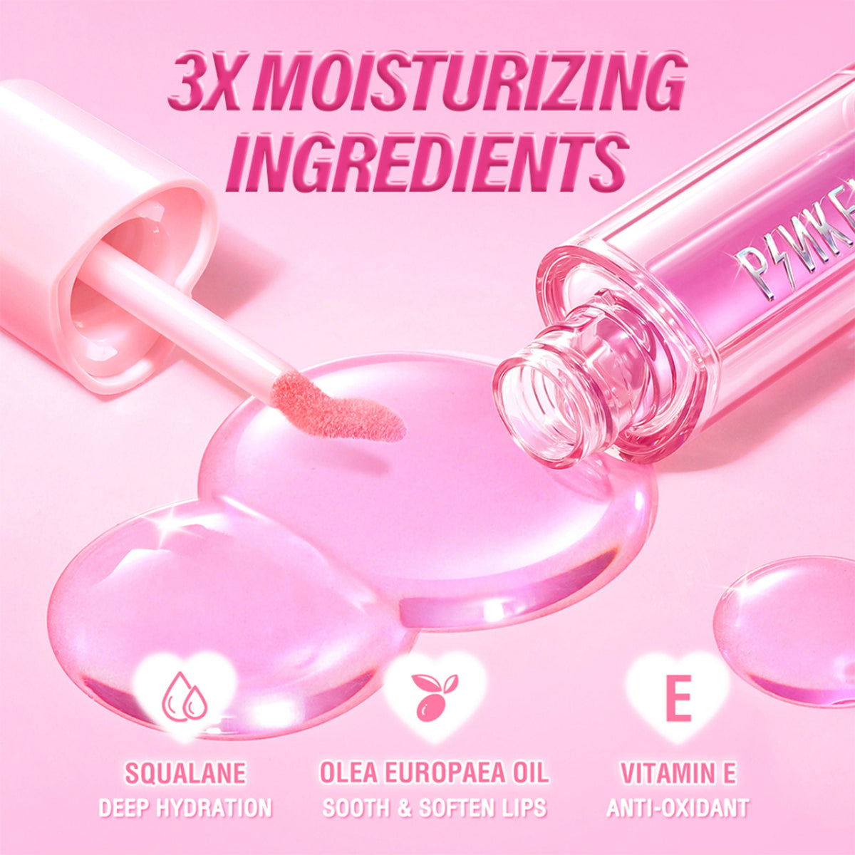 PINKFLASH Color Change Magic Lasting Lip Tint - Hot Pk01 Juicy Peach