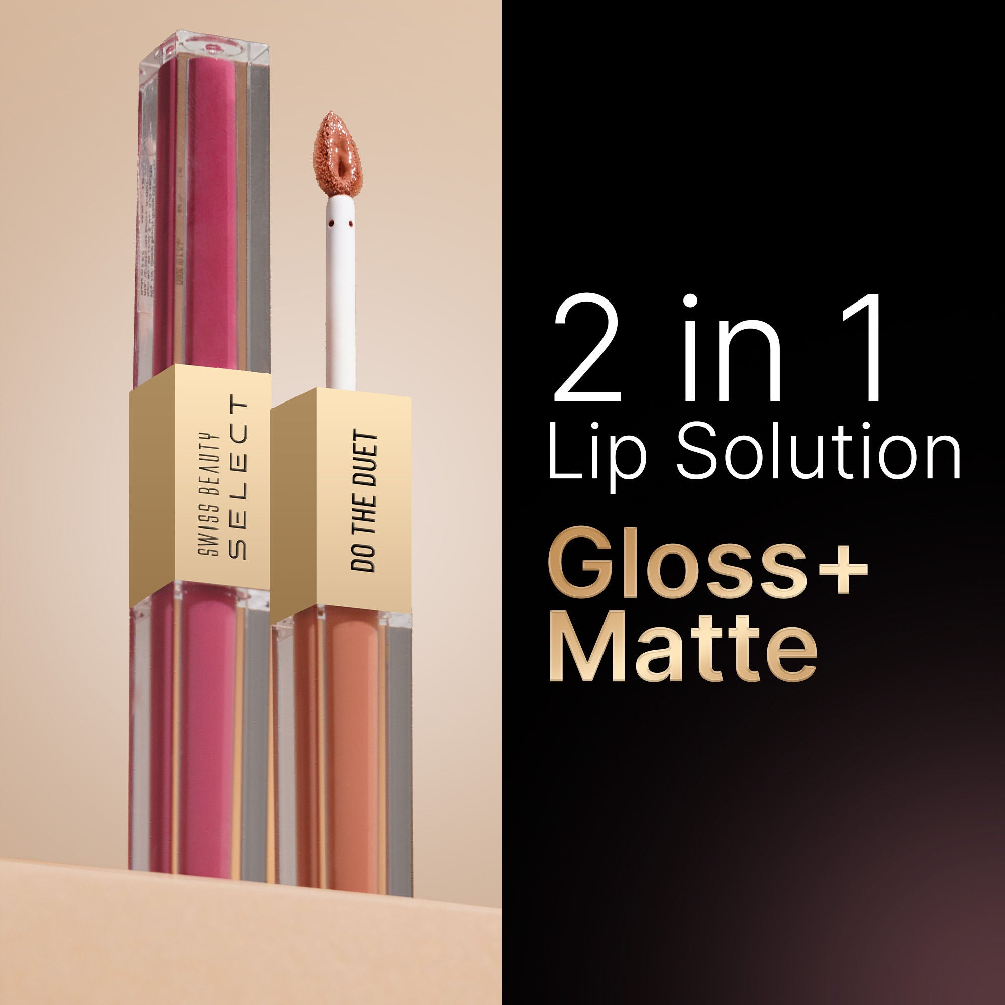 Swiss Beauty Select Do The Duet Lipstick - 5 Lady Pink