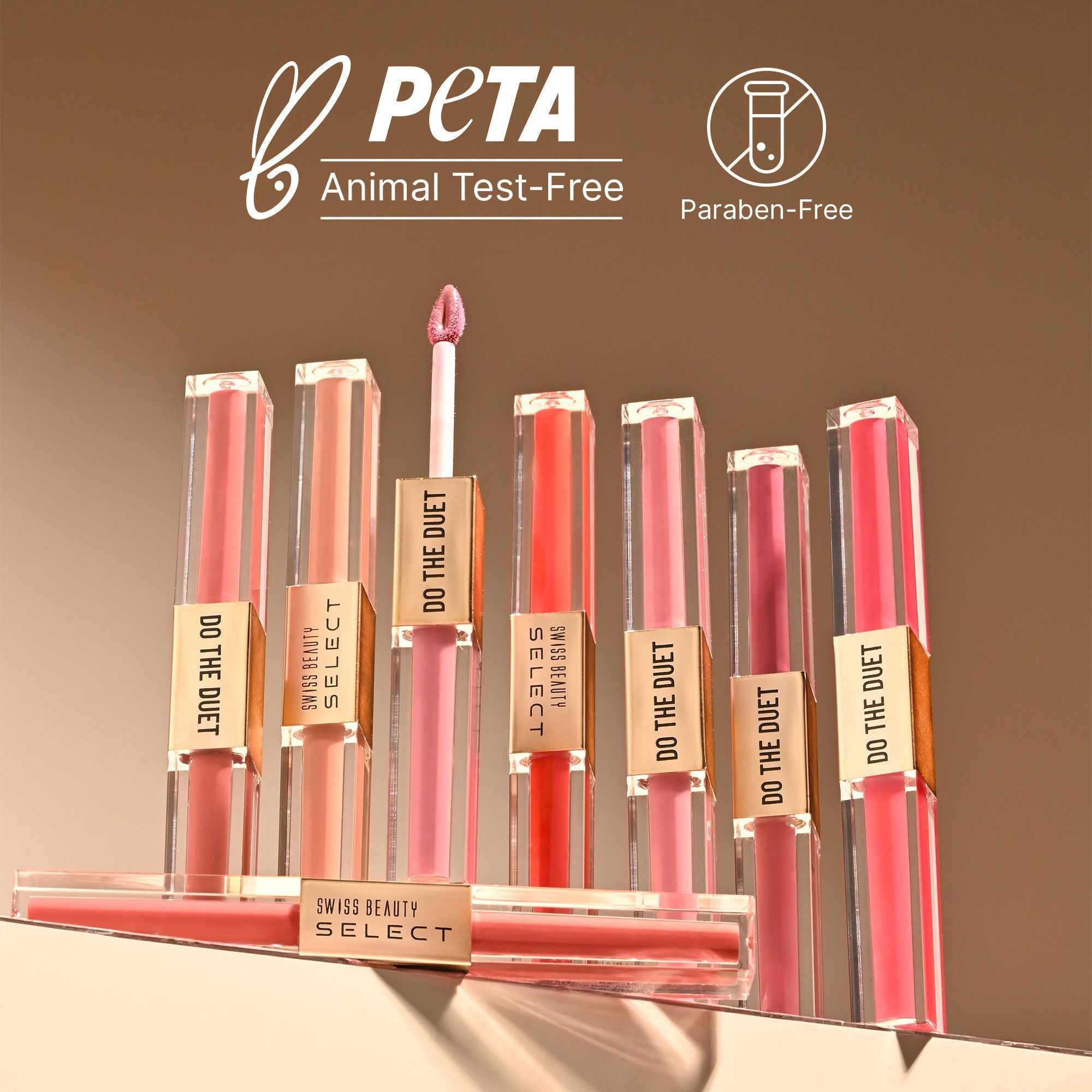 Swiss Beauty Select Do The Duet Lipstick - 6 Imperial Red