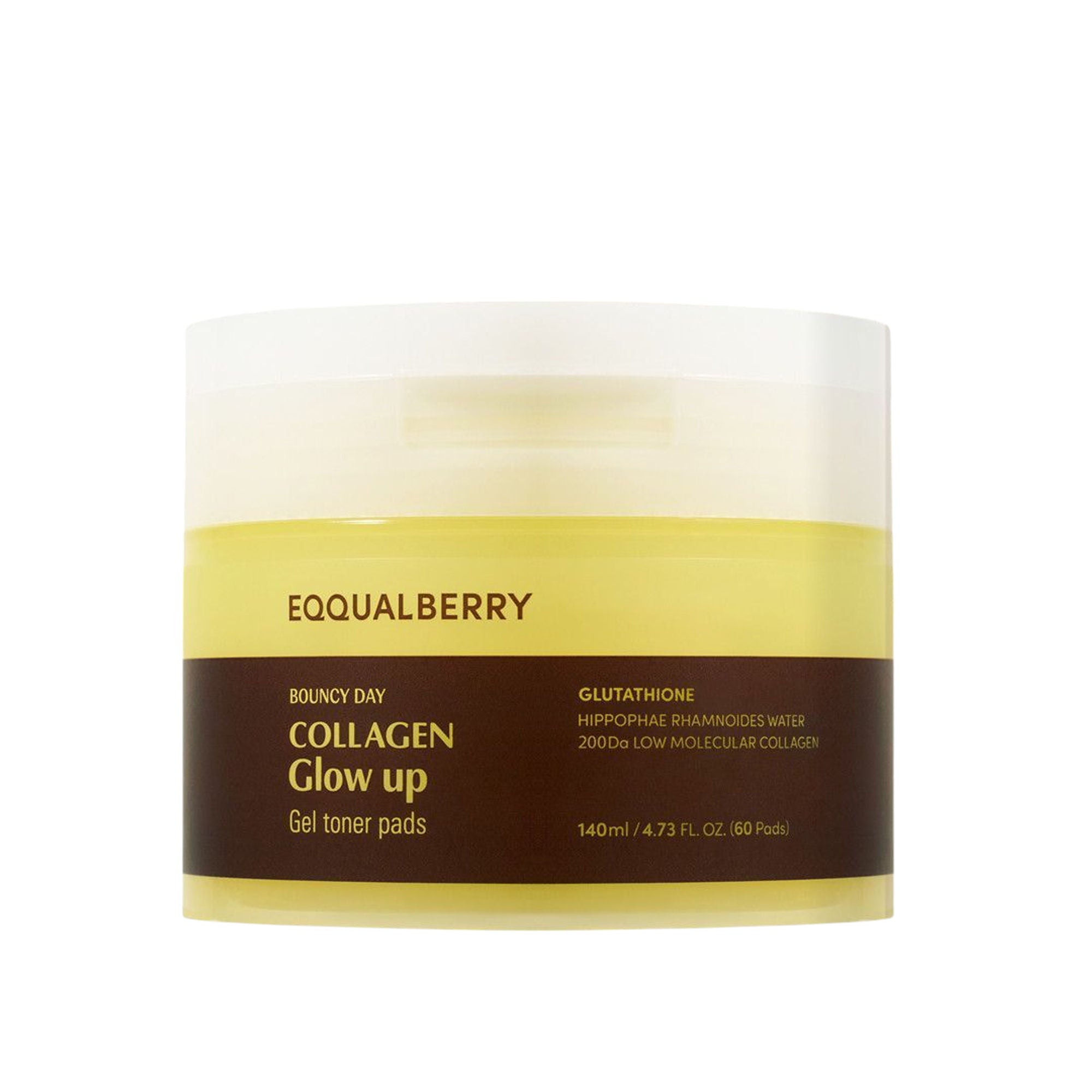 Eqqualberry Collagen Glow-Up Gel Pads – Sea Buckthorn, Brightening & Even-Toned Skin