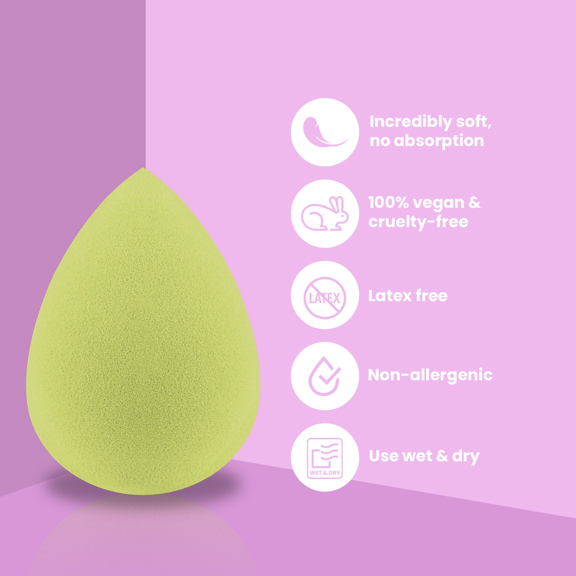 Miss Claire Beauty Blender - Fuscia