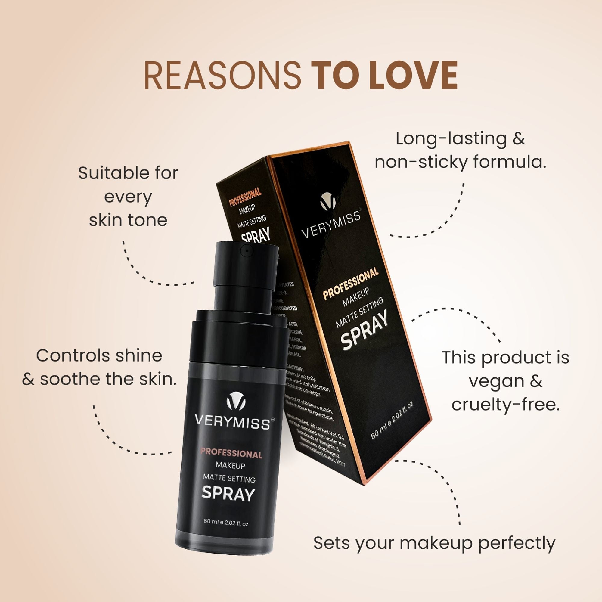 VERYMISS Ultimate Makeup Combo - 3 + Free Makeup Pouch