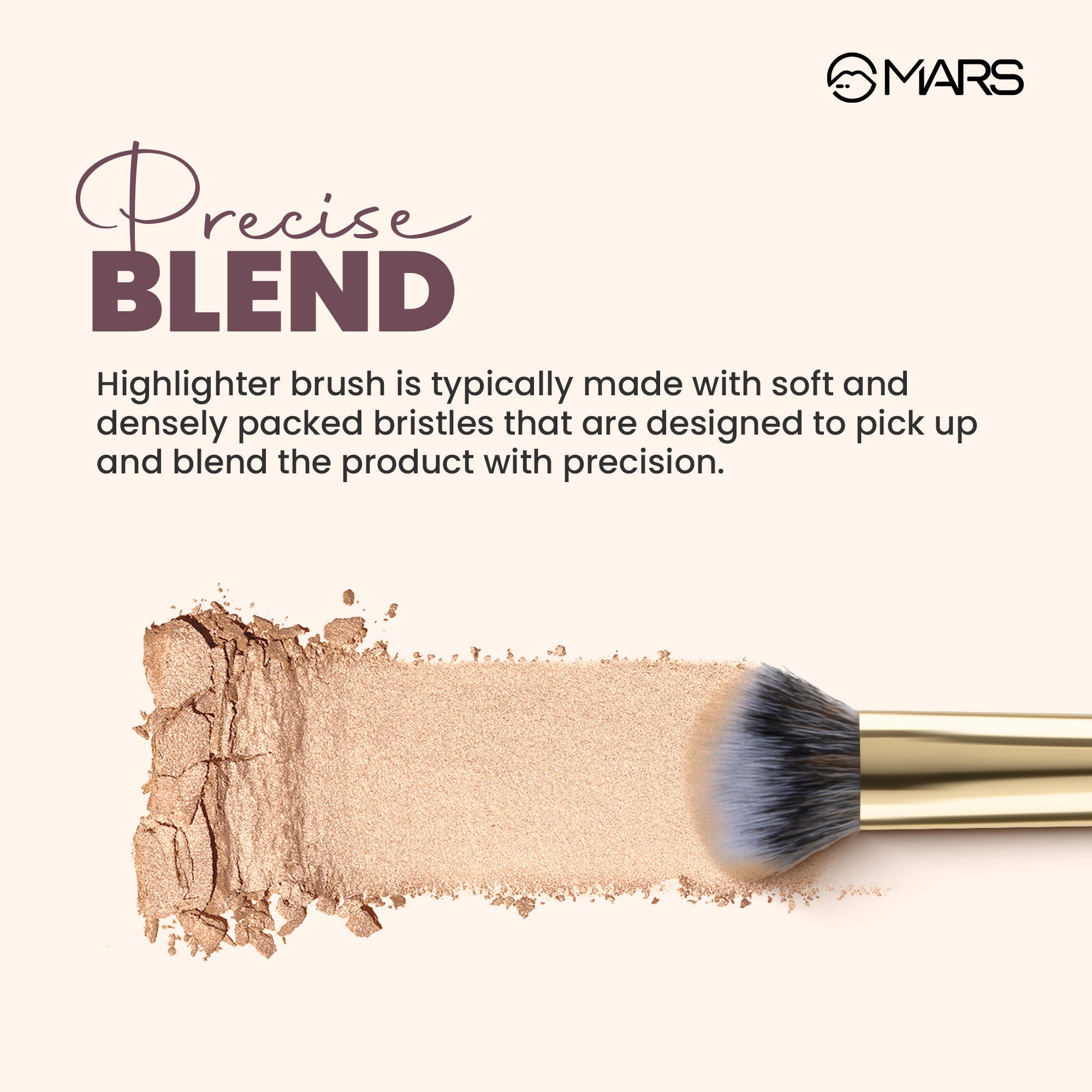 MARS Cosmetics Dense Highlighter Brush