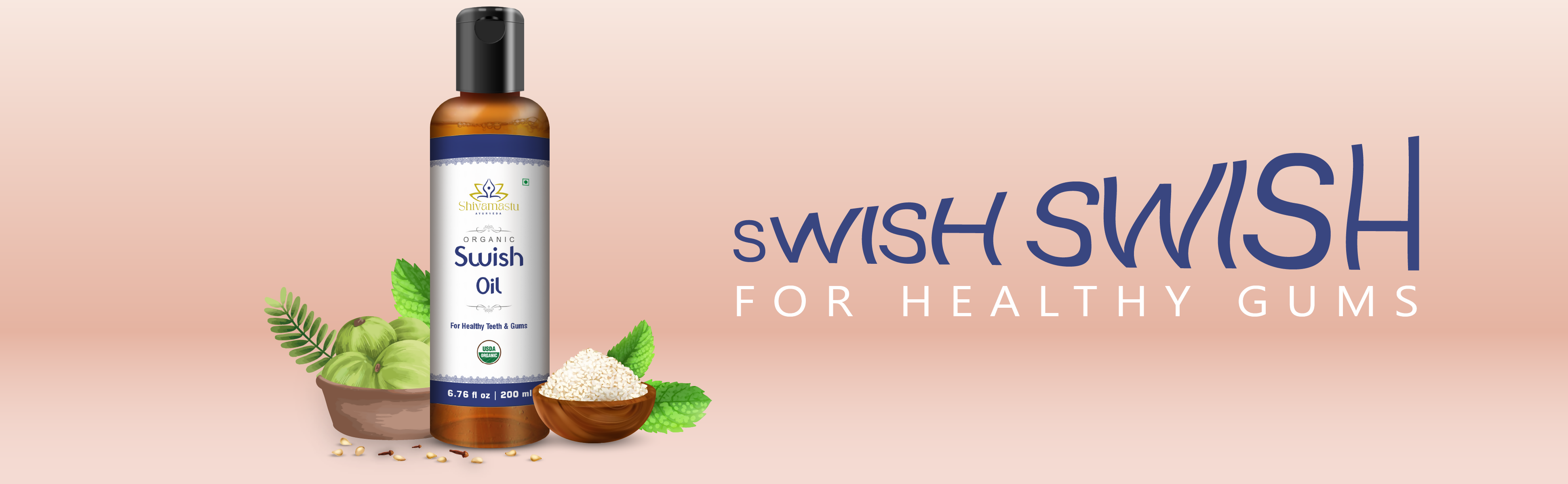Shivamastu Ayurveda Organic Swish Oil