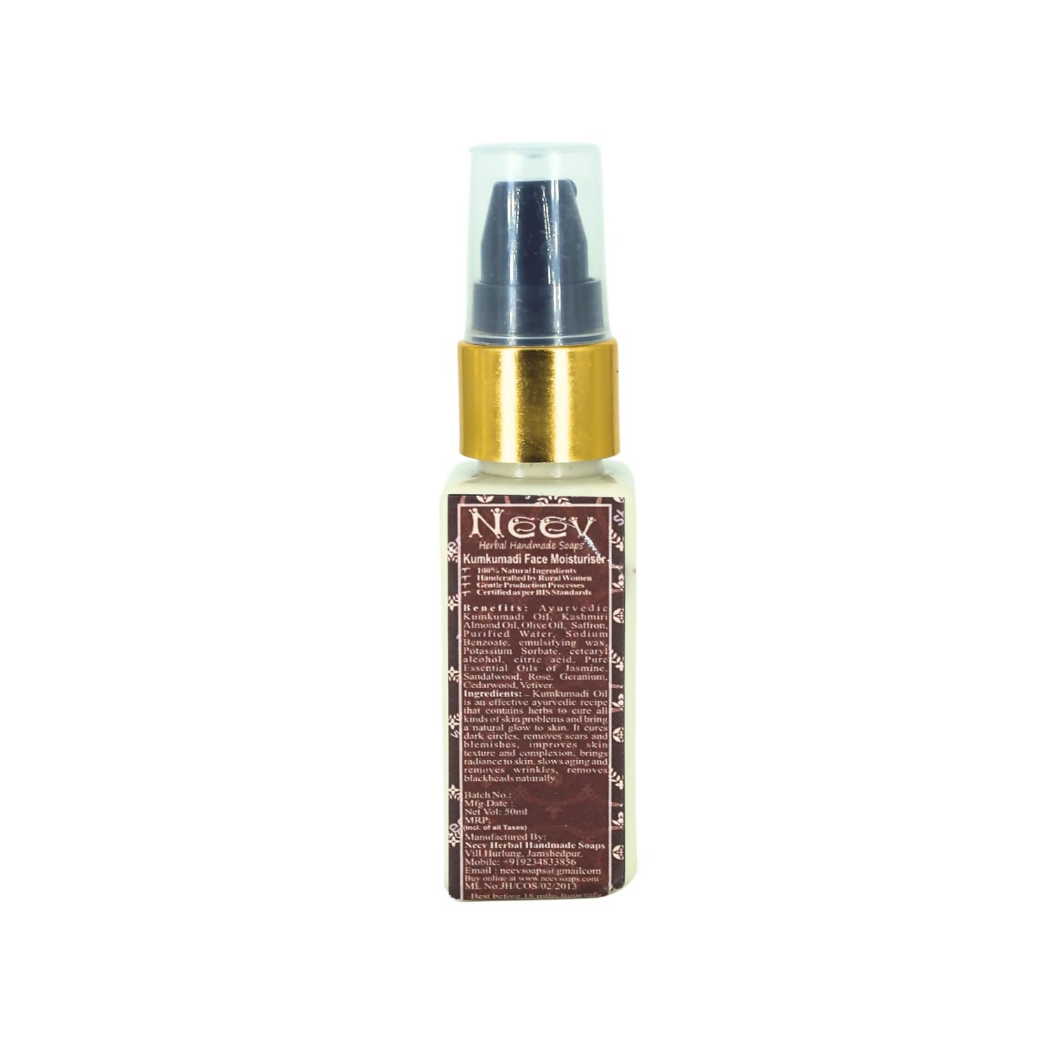 Neev Herbal Handmade Soaps Kumkumadi Face Moisturiser