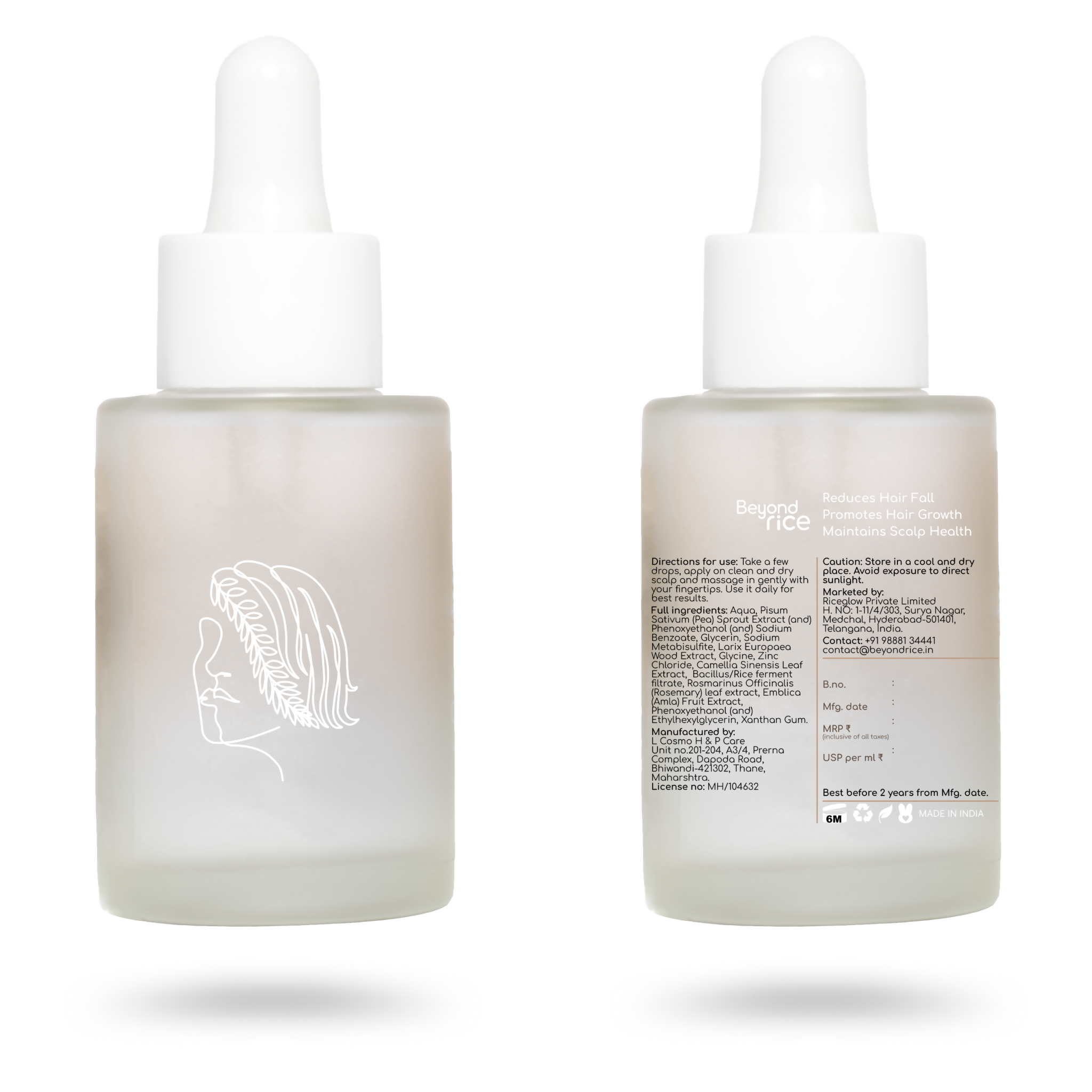 Beyond Rice Rosemary &
Black Rice Hair Growth Serum