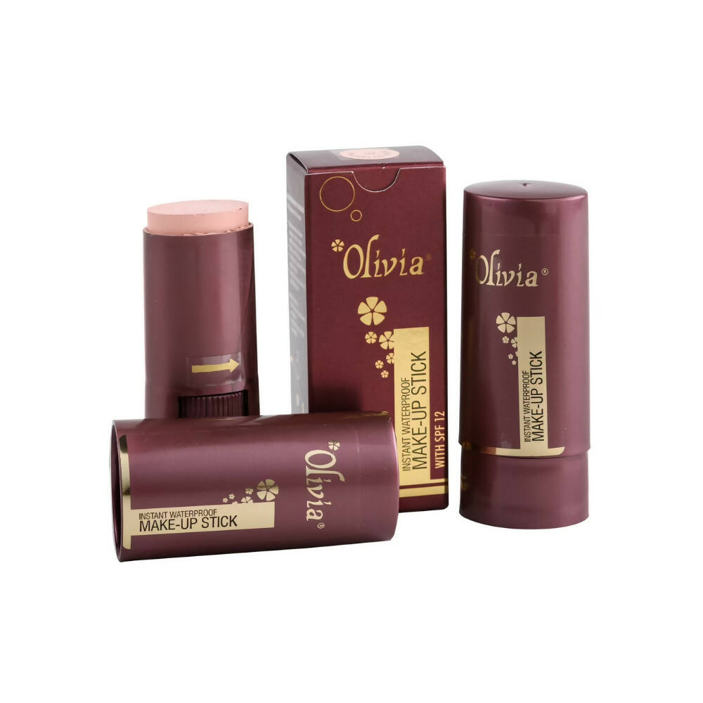 Olivia Makeup Stick with SPF 12 - Pearl White