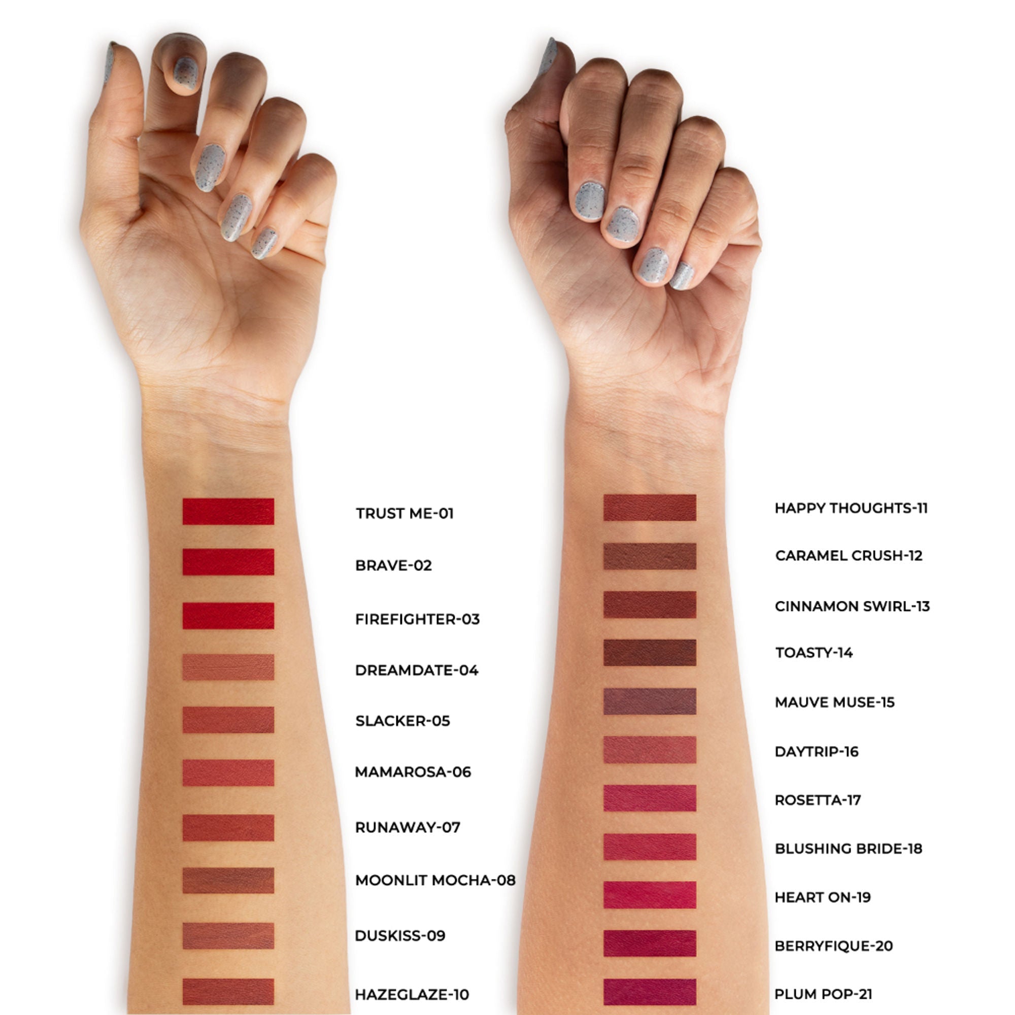 Miss Claire Dewy Matte Lip Combo Set - Day-To-Date