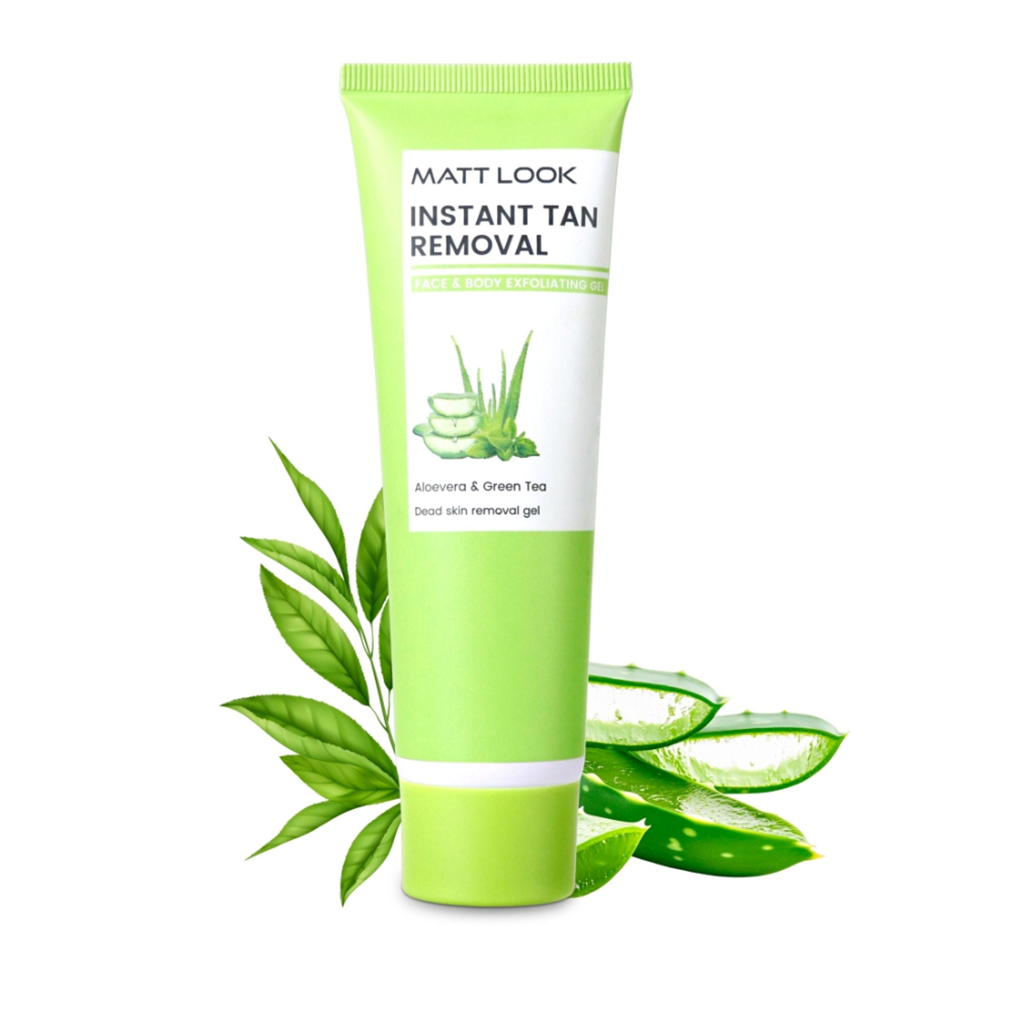 Matt Look Instant Tan Removal With Aloevera & Green Tea