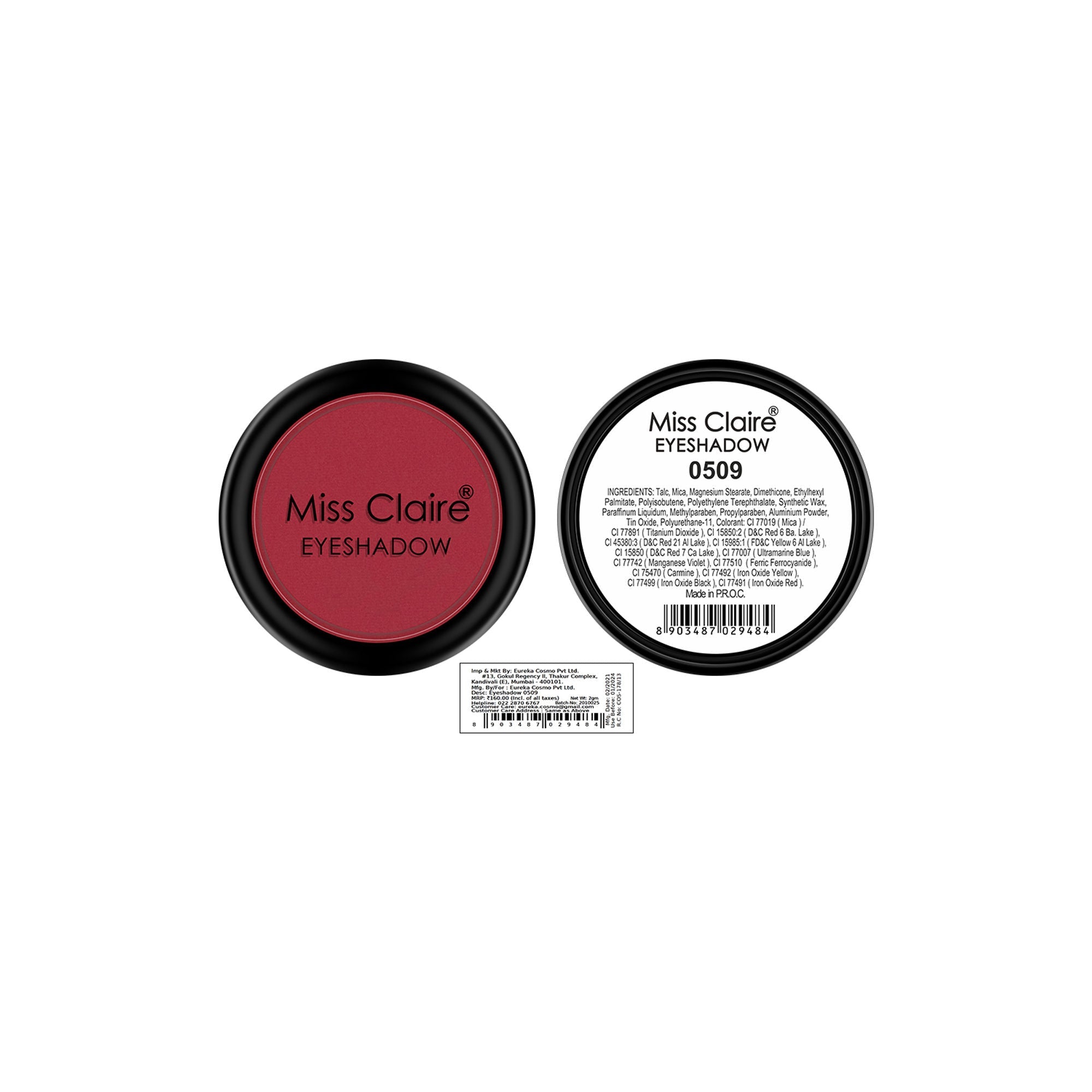 Miss Claire Single Eyeshadow - 509