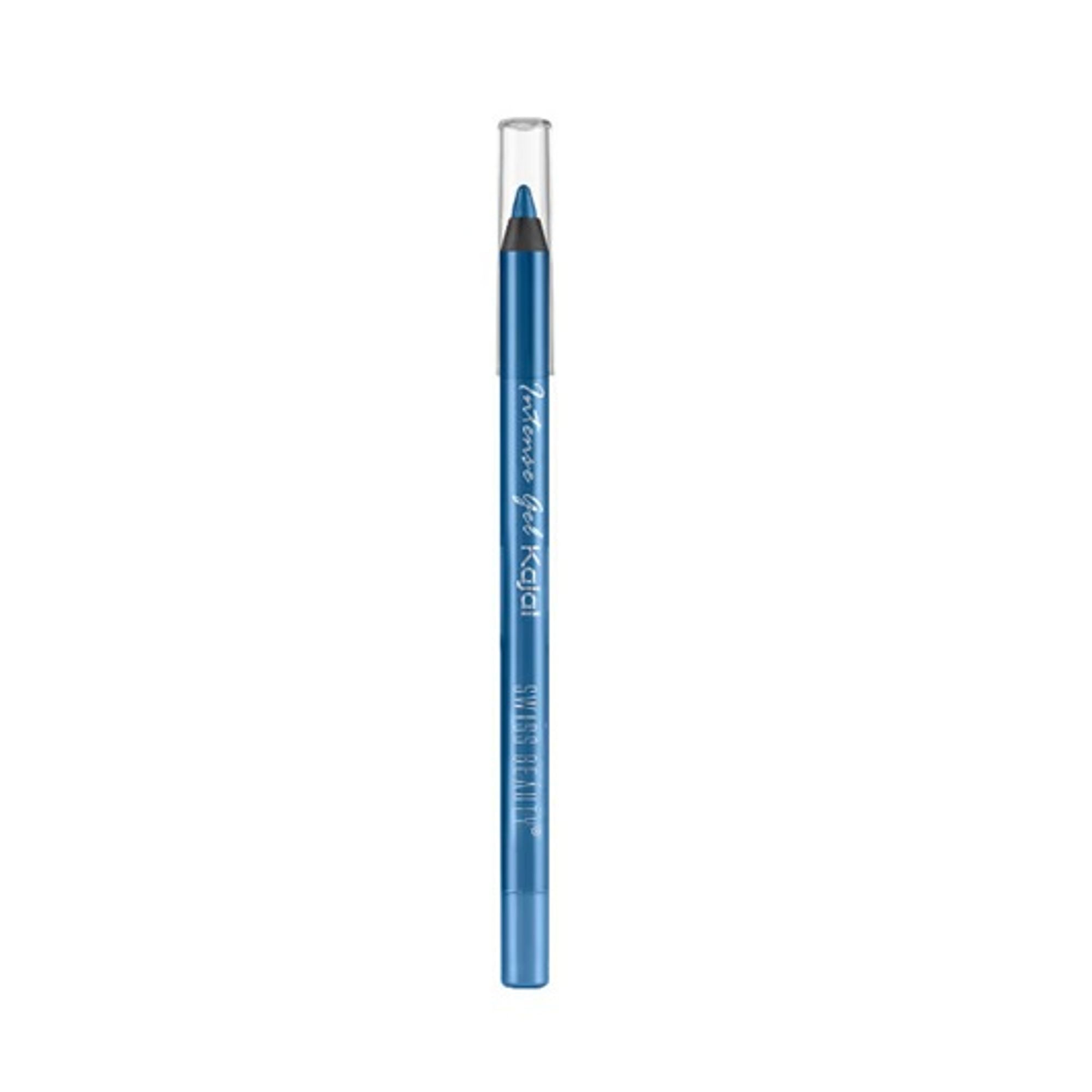 Swiss Beauty Intense Gel Kajal 12-Hour Stay Smudge-Proof with Sharpener - 8904325004427_04electricblue
