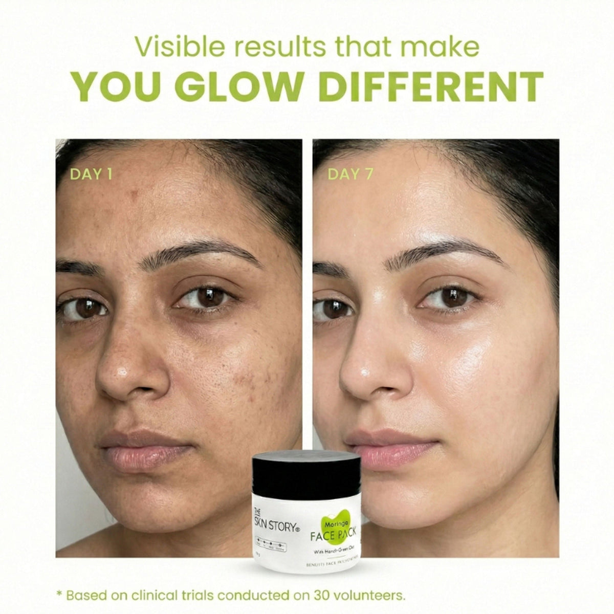 The Skin Story Moringa Face Pack For Deep Cleansing