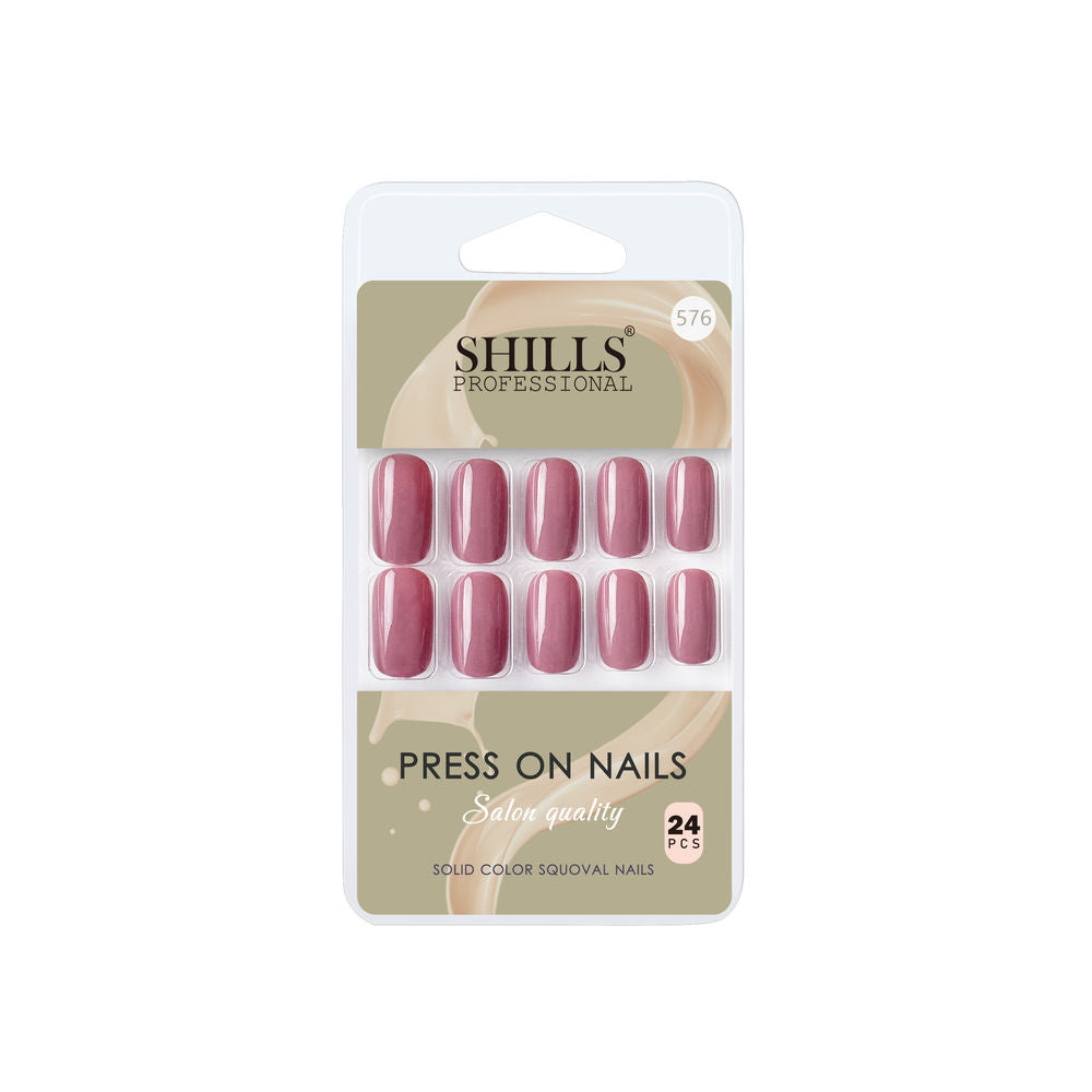Shills Professional Reusable Press On Nails Square - SPN576