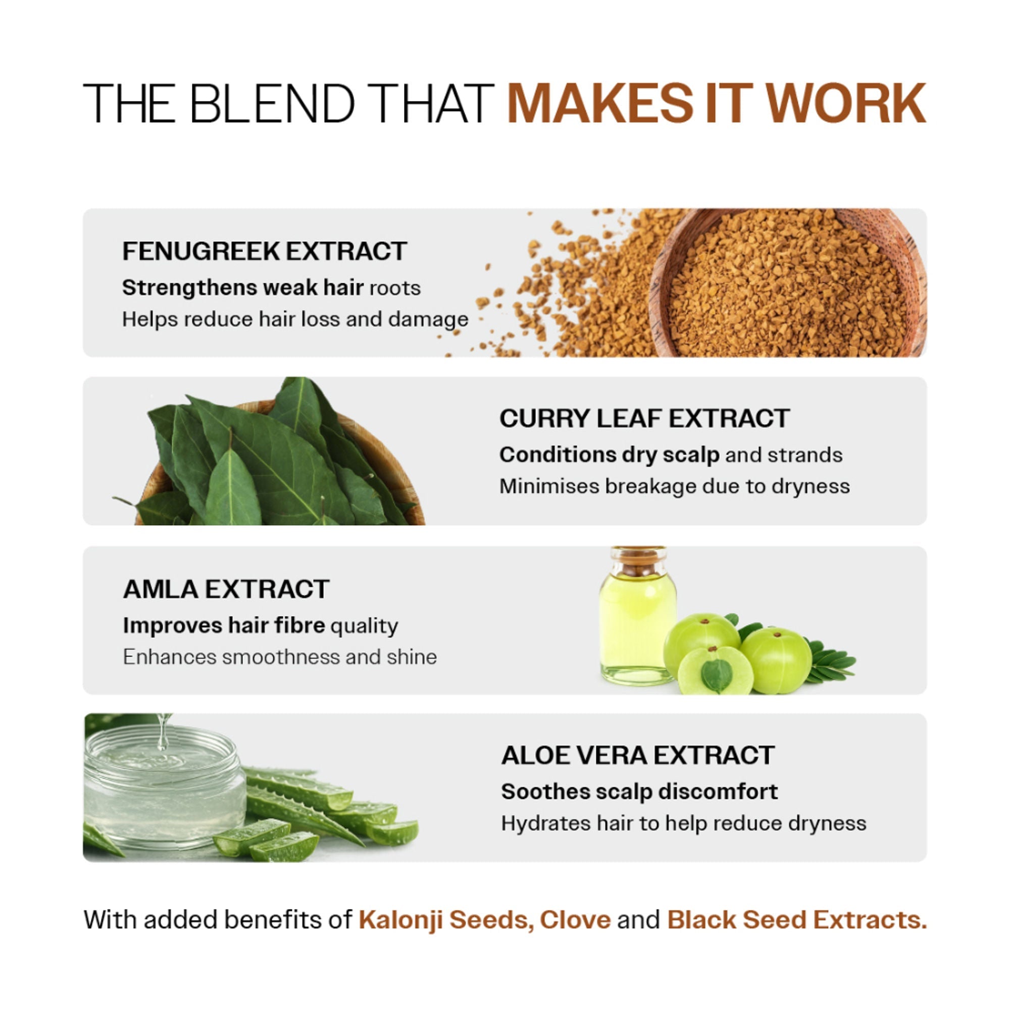 Bare Anatomy Nature x Science Fenugreek and Curry Leaves Hair Strengthening Spray
