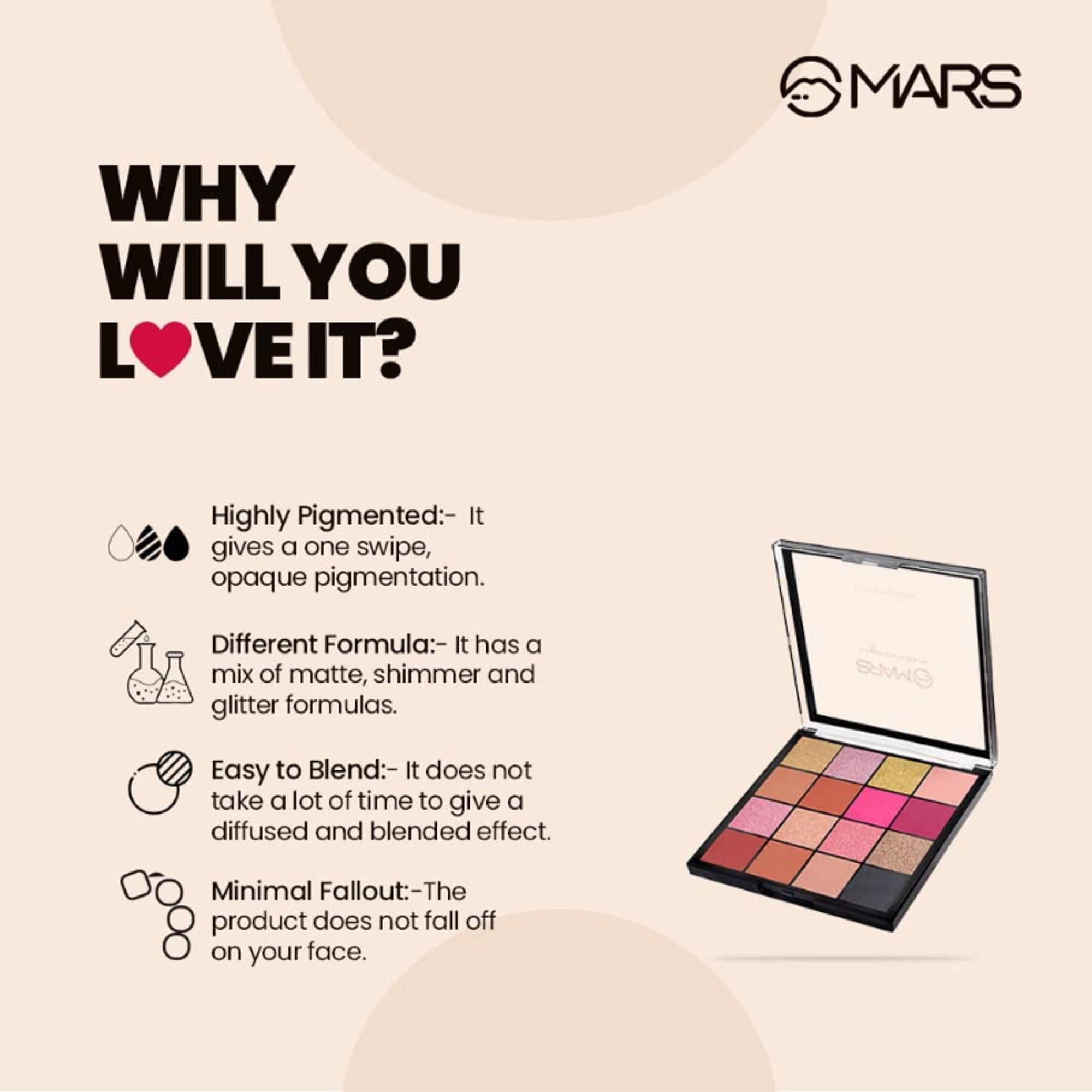 MARS Cosmetics Mesmereyes Eyeshadow Palette - 2