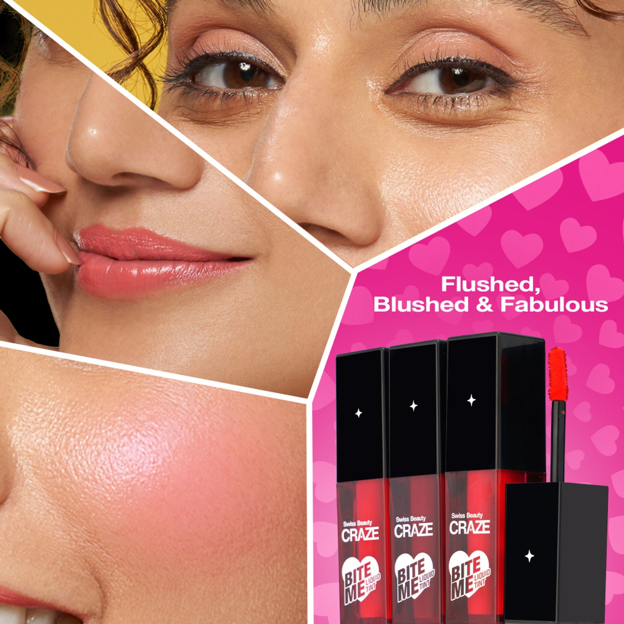 Swiss Beauty CRAZE Bite Me Liquid Tint - 3 Baddie Berry