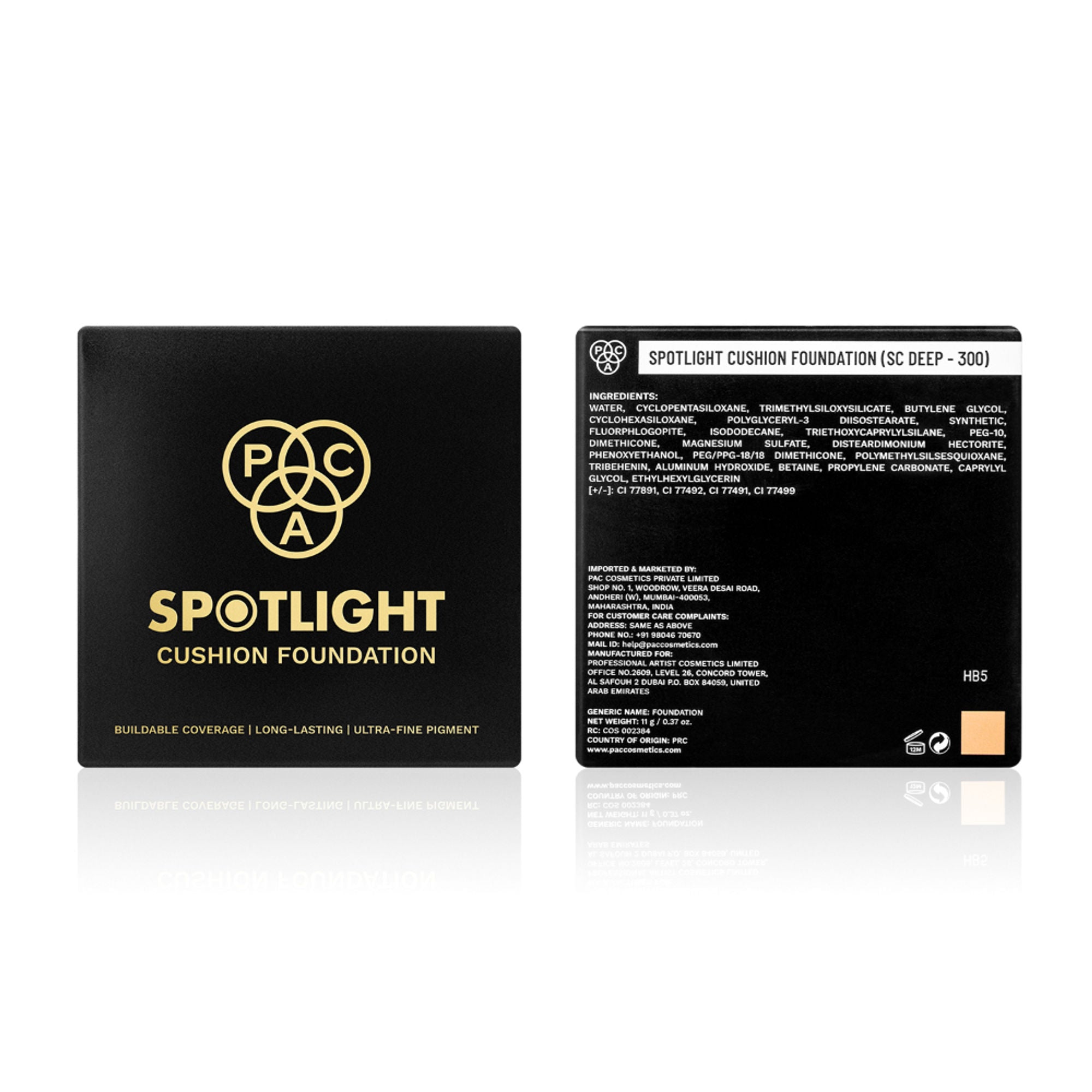 PAC Studio Spotlight Cushion Foundation - Sc Deep 300