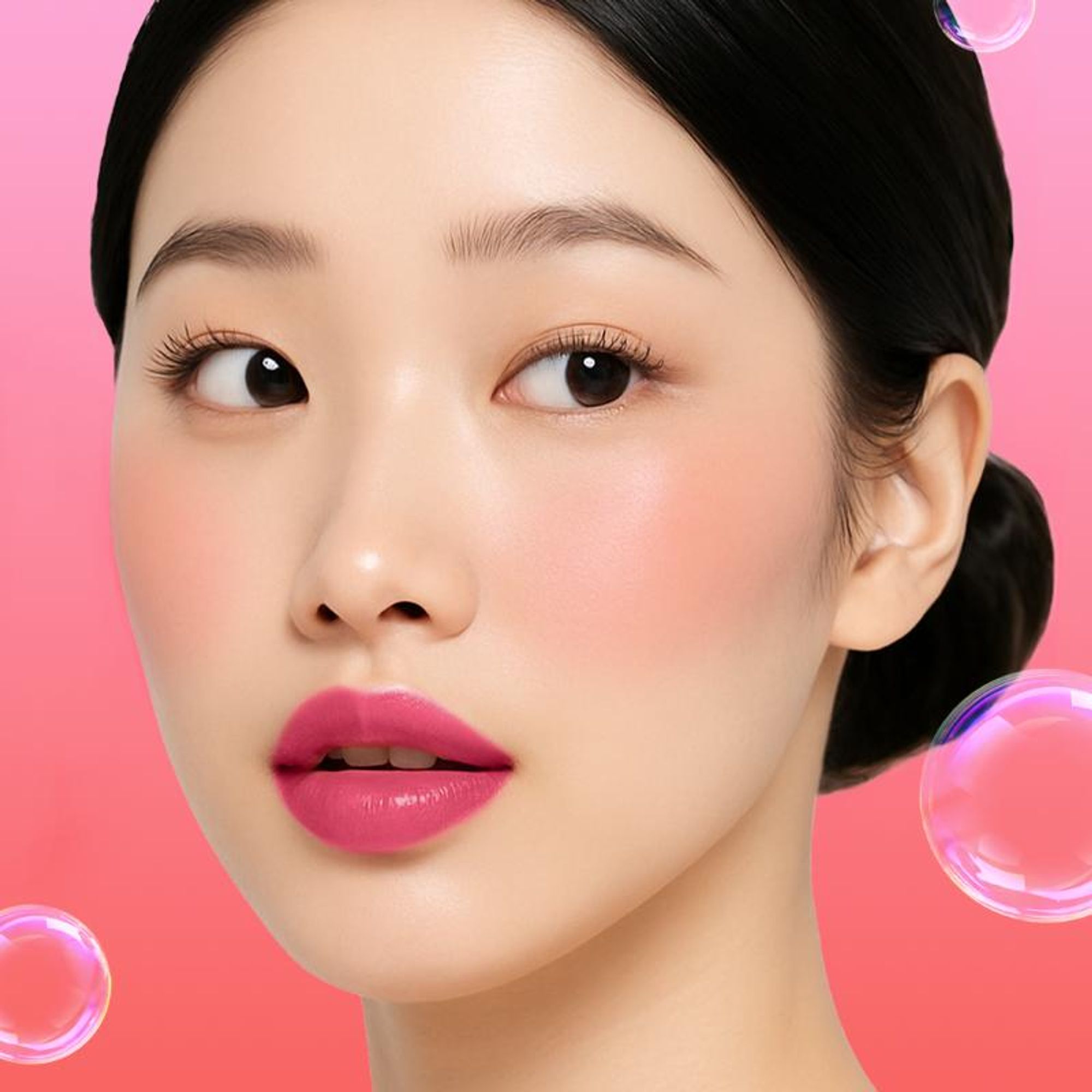 Makeup Revolution Bubble Tea Milky Blush + Lip Tint - Oolong Nude
