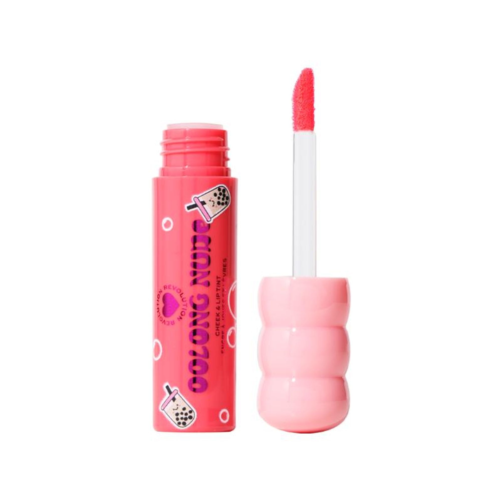 Makeup Revolution Bubble Tea Milky Blush + Lip Tint - Oolong Nude