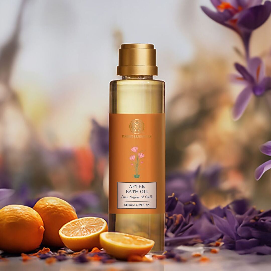 Forest Essentials After Bath Oil Lime Saffron Oudh