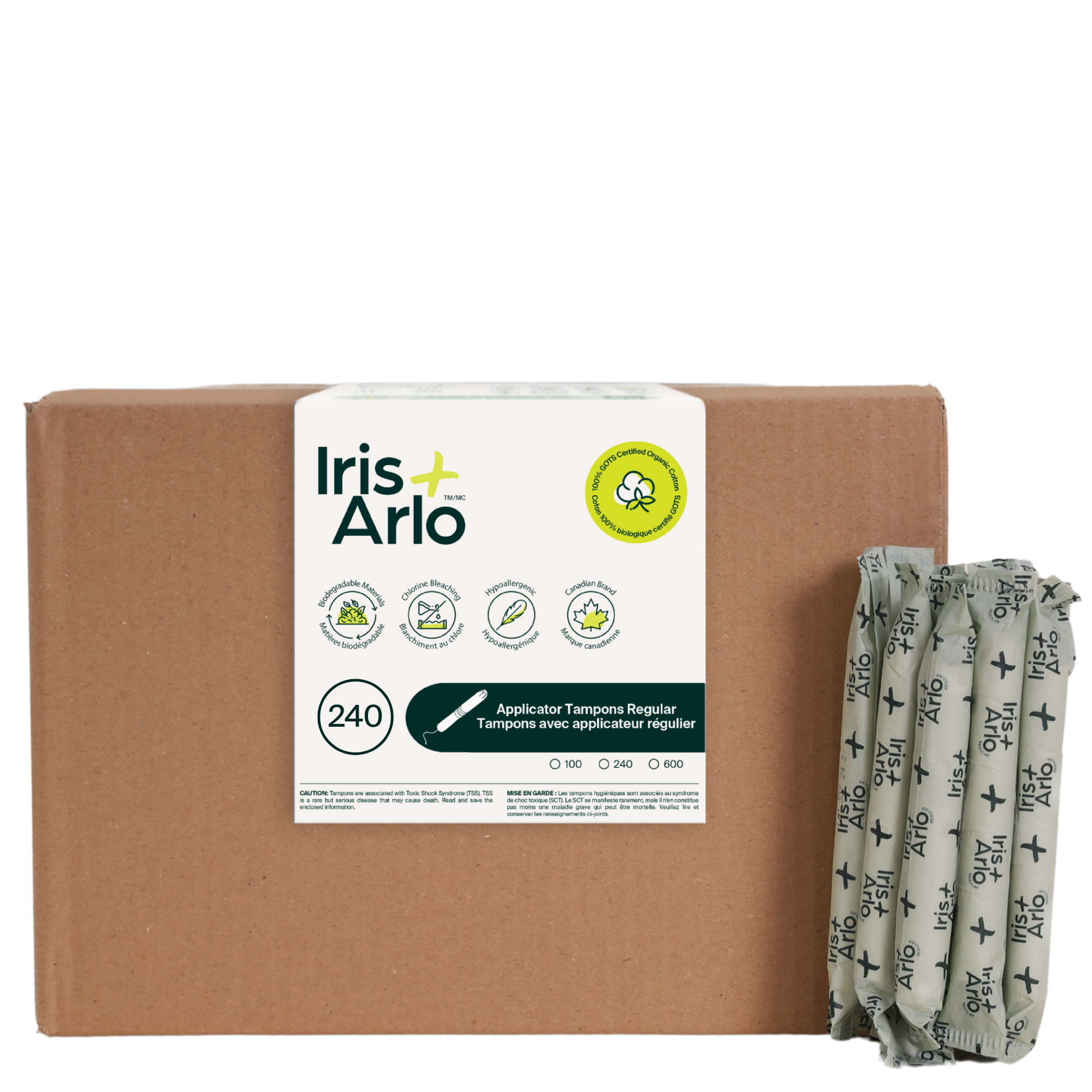 Applicator Tampons, Cardboard Applicator - regular - Bulk (240)