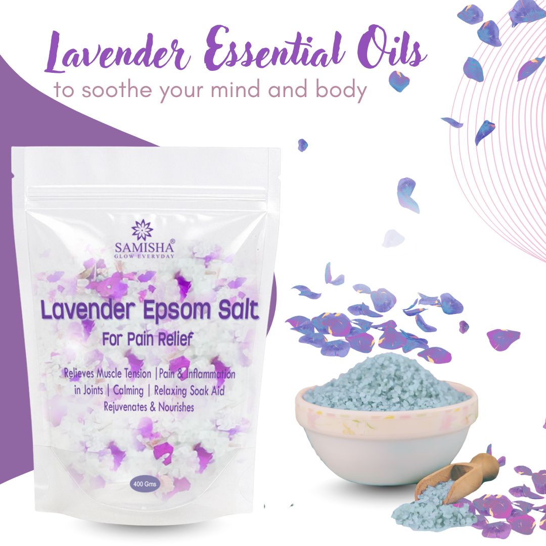 Samisha Lavender Epsom Salt For Pain Relief