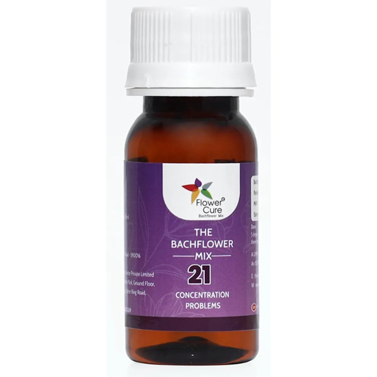 Bach Flower Mix 21 Concentration Problems Drop