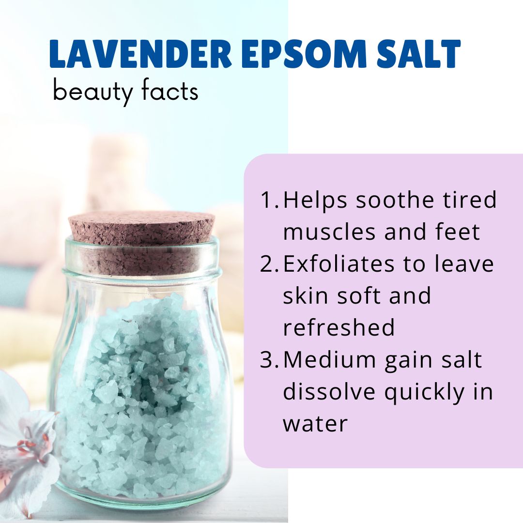Samisha Lavender Epsom Salt For Pain Relief