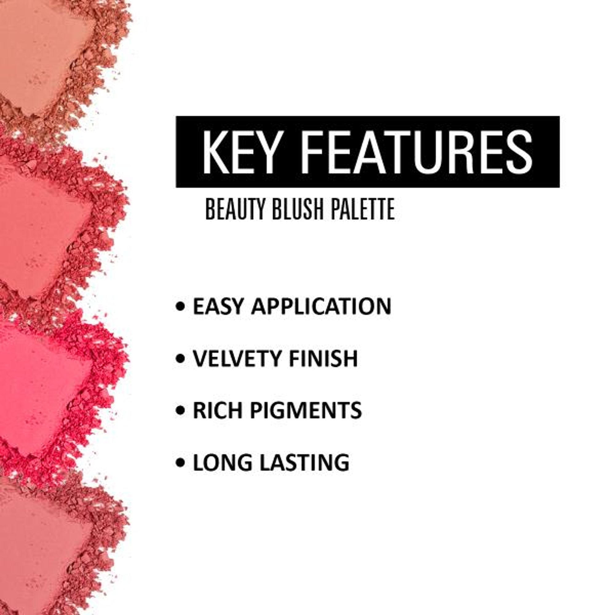 Matt Look Beauty Blush Palette - 01