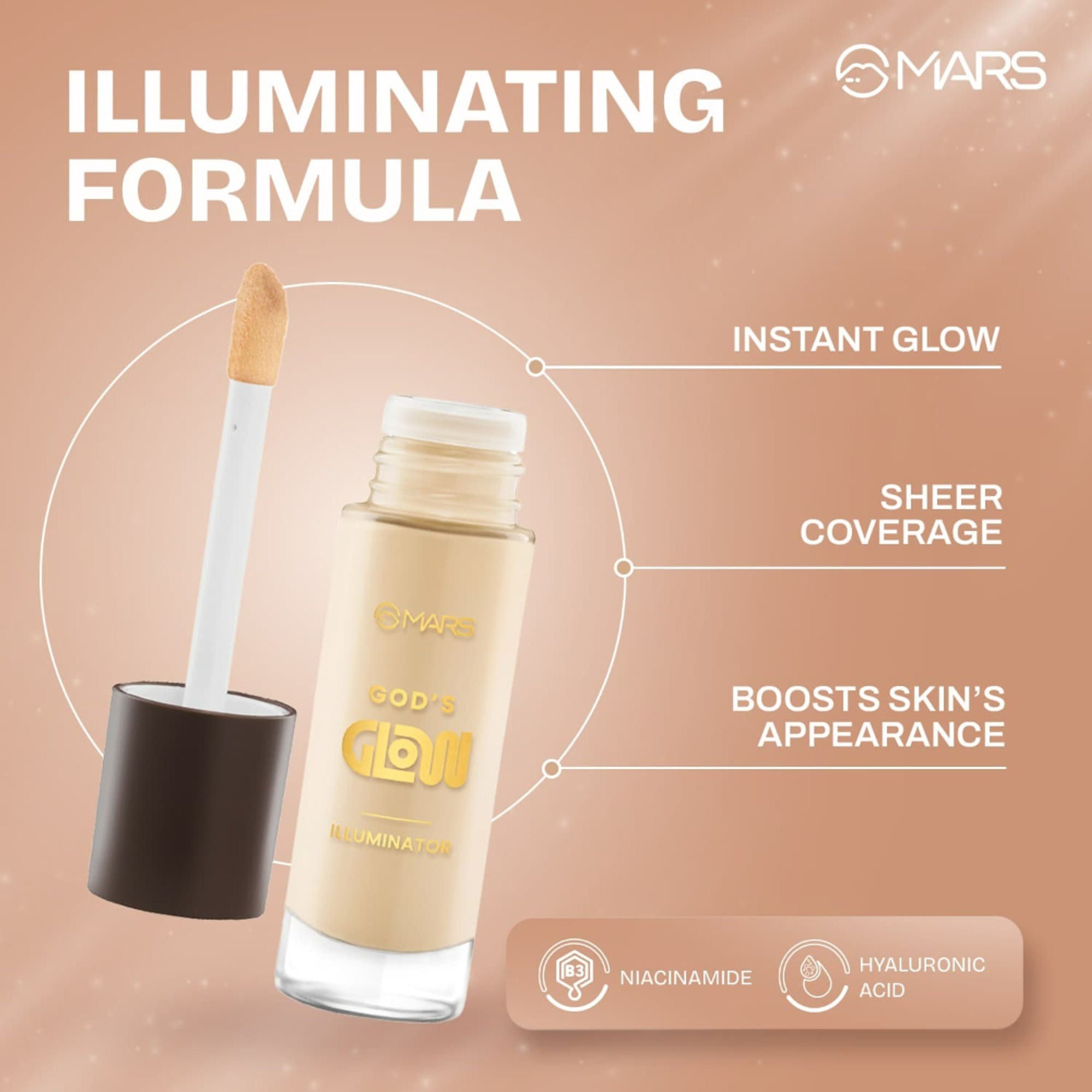 MARS Cosmetics God's Glow Illuminator - 04 - Honey