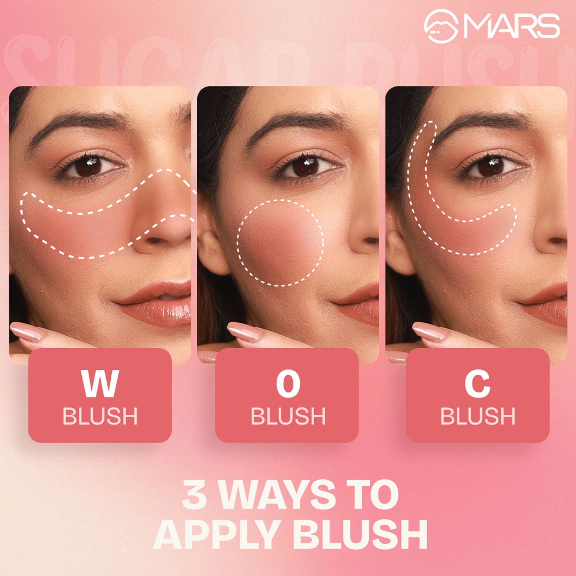 MARS Cosmetics Sugar Rush Liquid Blush - 05-Pink Mousse
