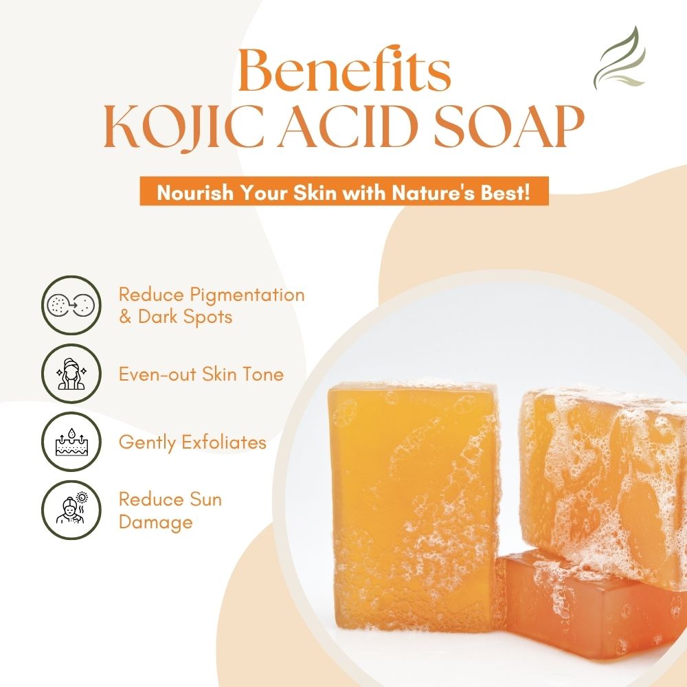 Samisha 1% Kojic Acid Soap With Alpha Arbutin For Pigmentation & Sun Damage