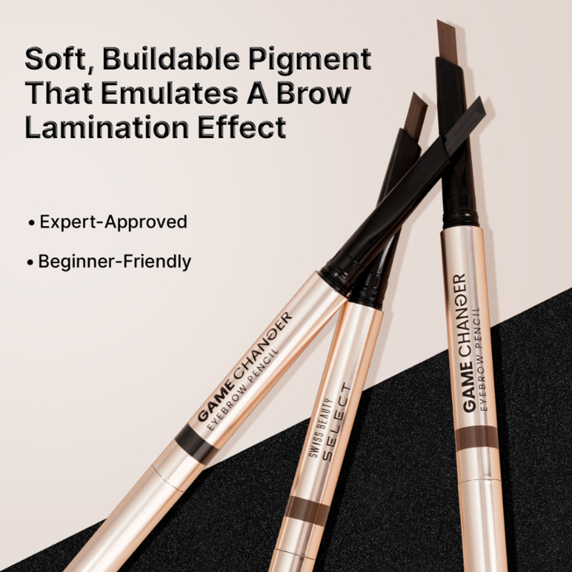 Swiss Beauty Select Game Changer Eyebrow Pencil - 1 Ash Brown