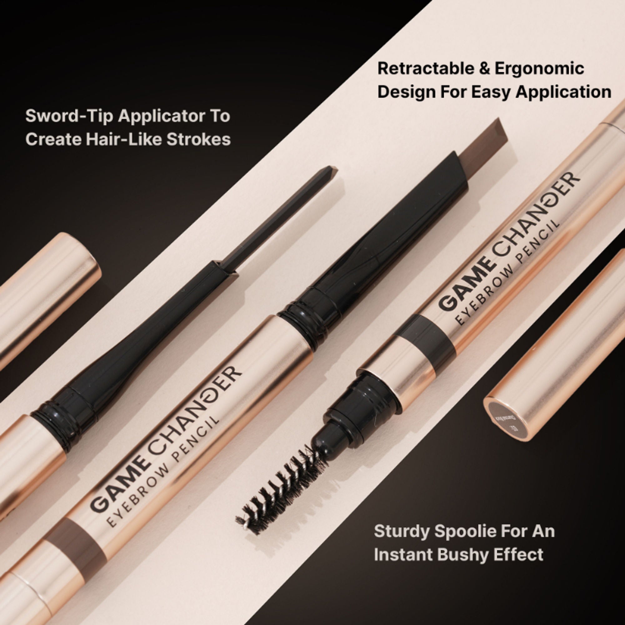 Swiss Beauty Select Game Changer Eyebrow Pencil - 1 Ash Brown