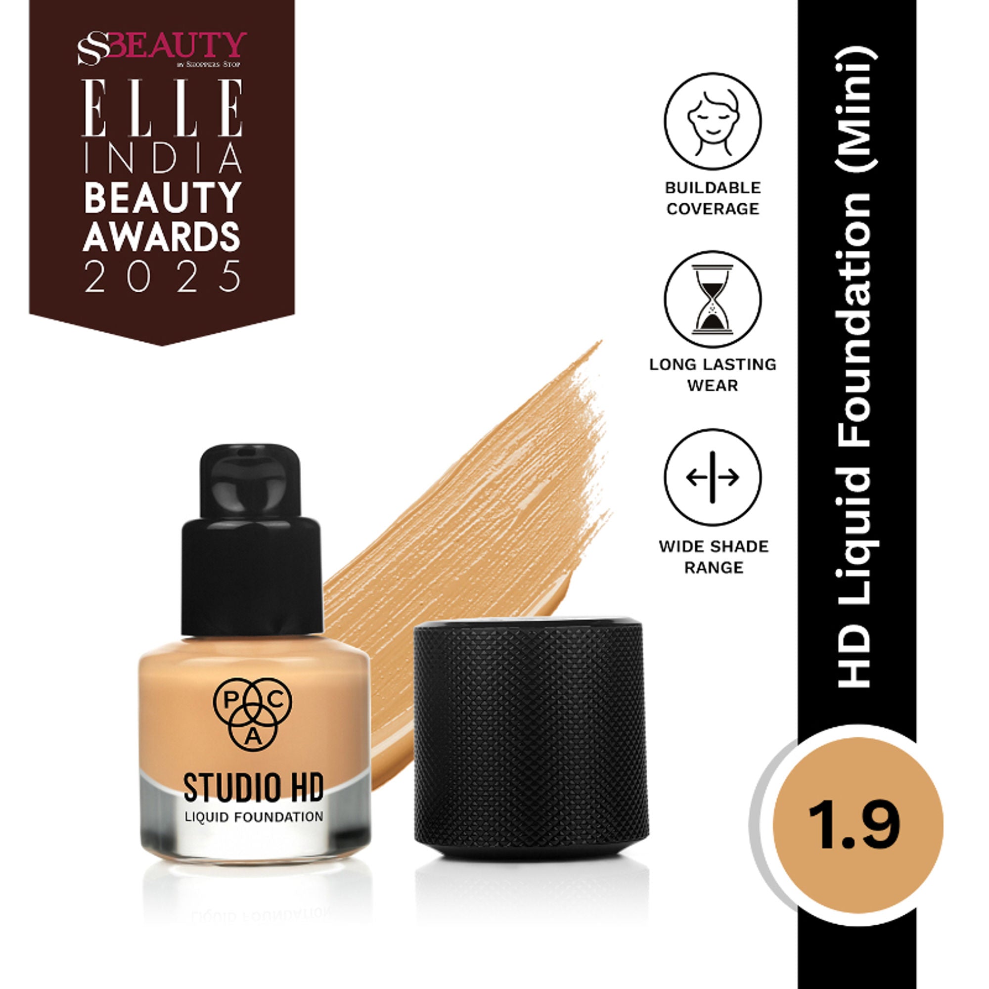 PAC Studio HD Liquid Mini Foundation - 1.9