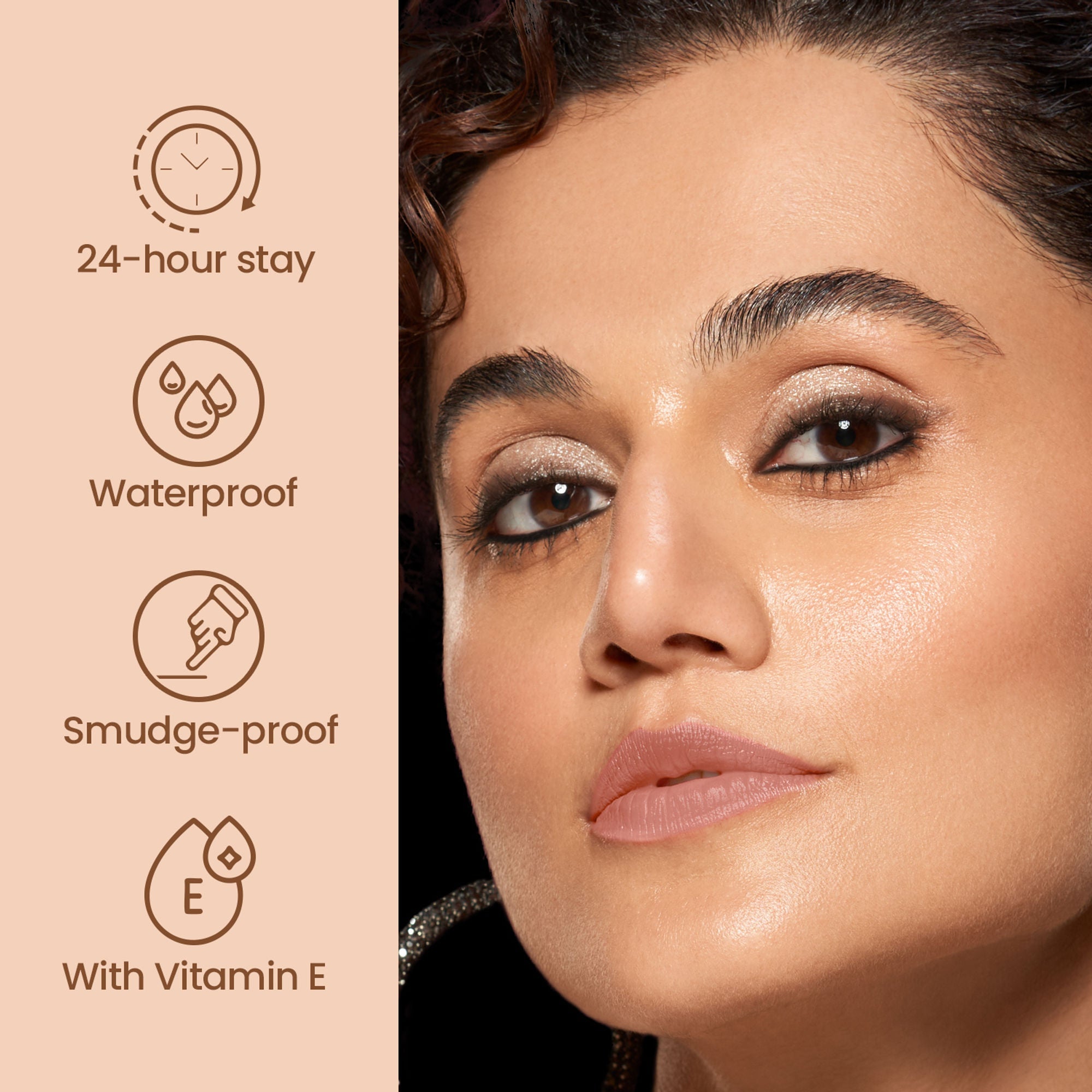Swiss Beauty You & Eye Power ,24 Hours Stay ,Waterproof & Smudge-Proof Kajal With Vitamin E -Black