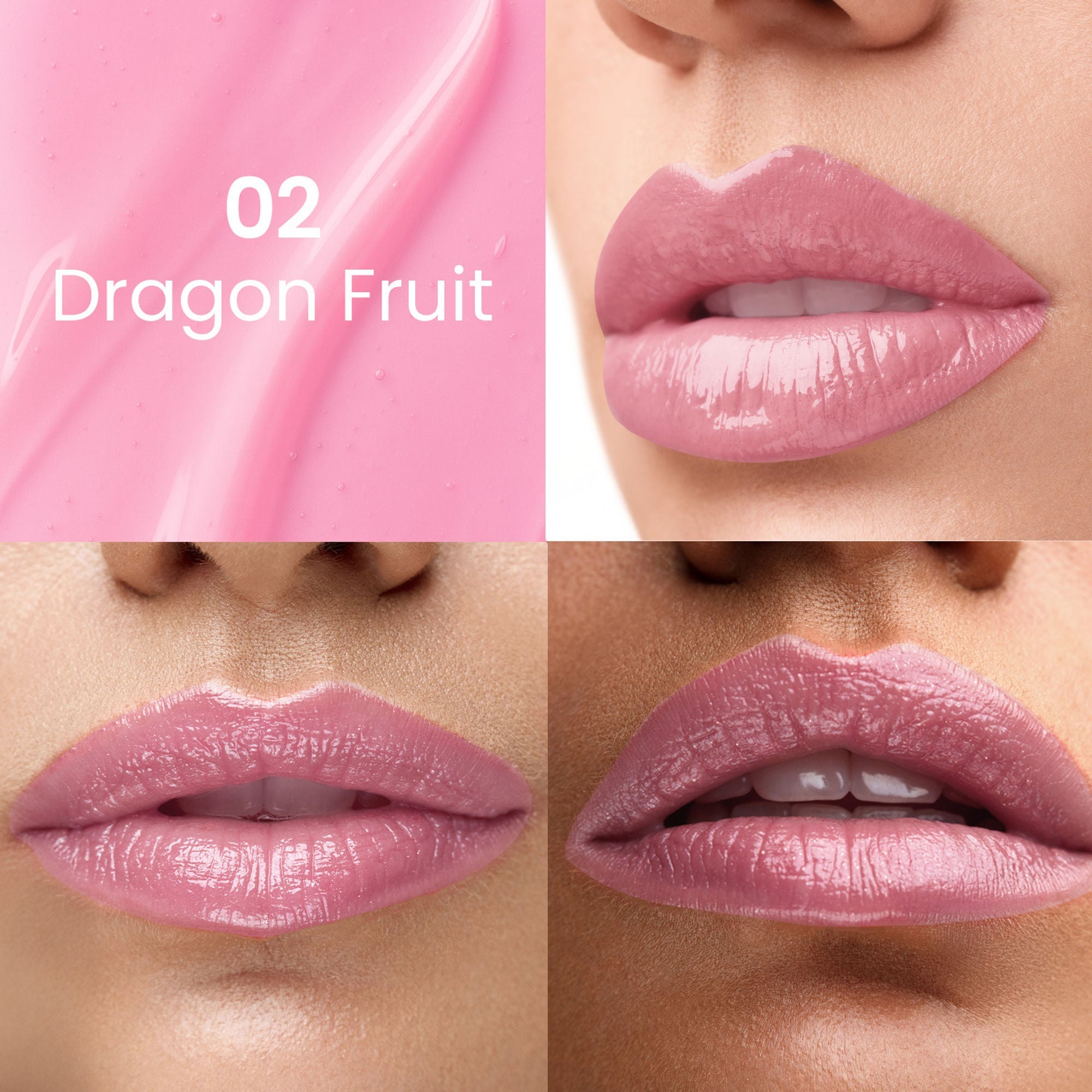 Swiss Beauty Dip Tint Color Changing Long Lasting With Vitamin-E PH Lip Oil - 2 Dragon Fruit