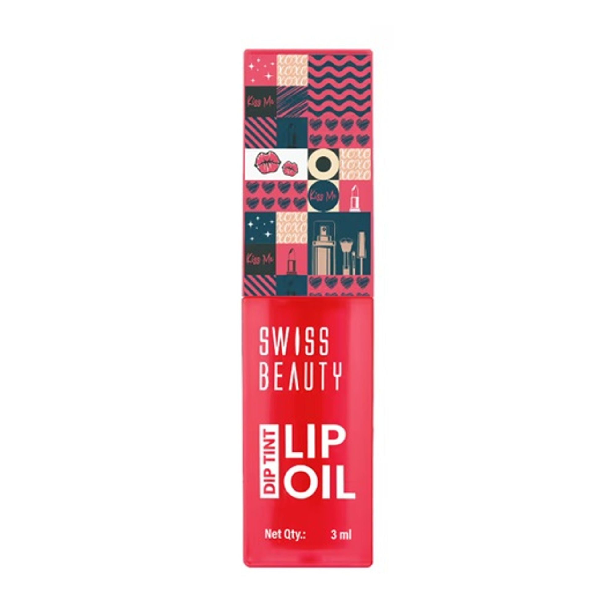 Swiss Beauty Dip Tint Color Changing Long Lasting With Vitamin-E PH Lip Oil - 2 Dragon Fruit