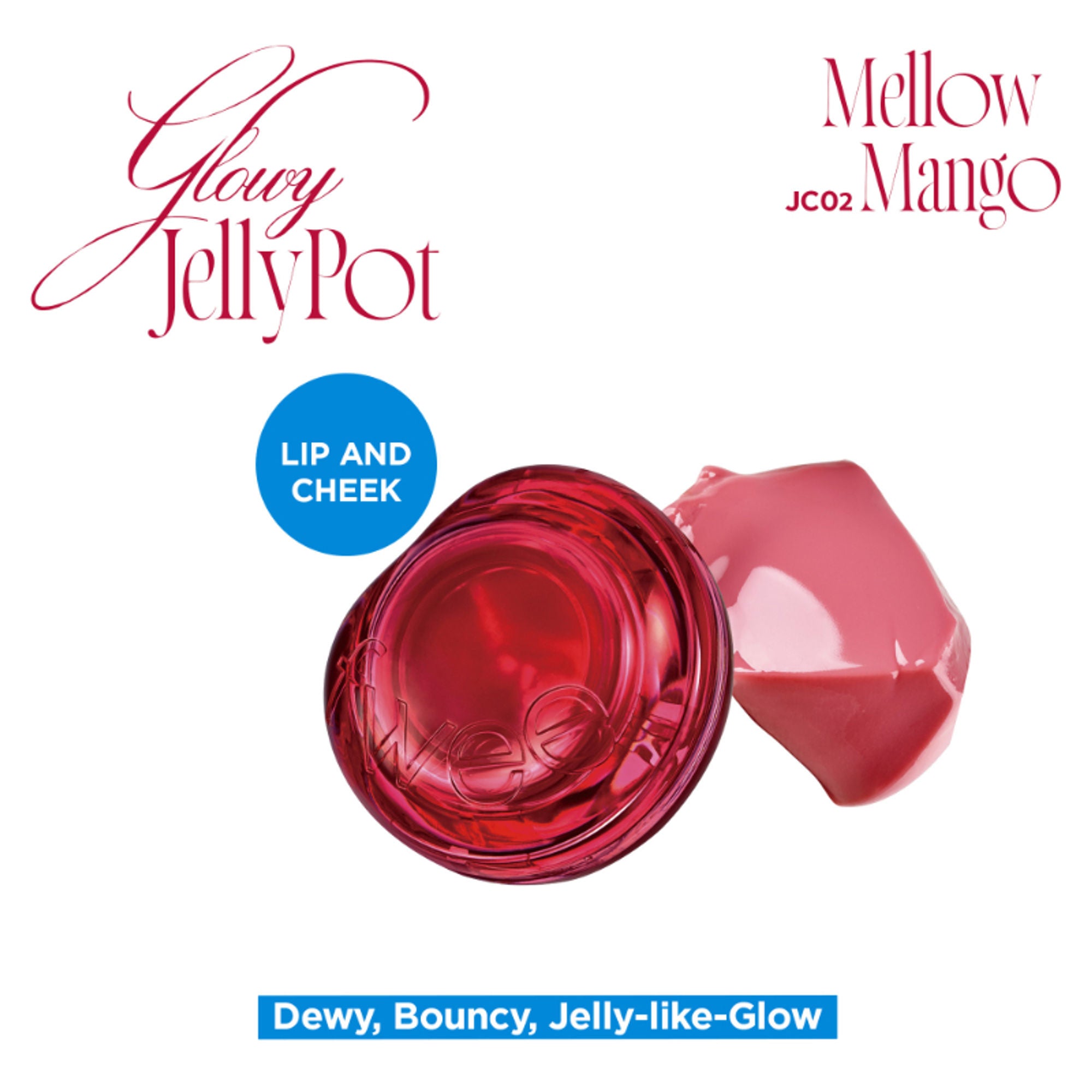 fwee Lip&Cheek Glowy Jelly Pot - JC02 Mellow Mango