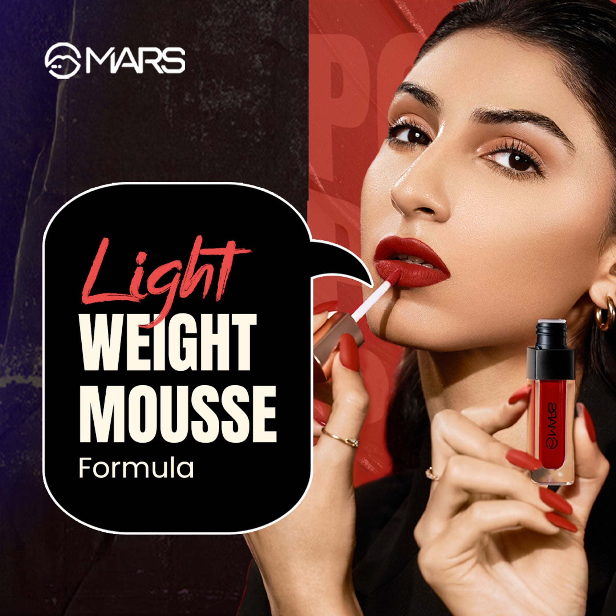 MARS Cosmetics Popstar Non Drying Liquid Mousse Lipstick - 28 Encore
