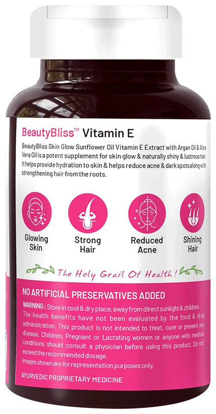 Bliss Welness Skin & Hair Care Vitamin E Capsule
