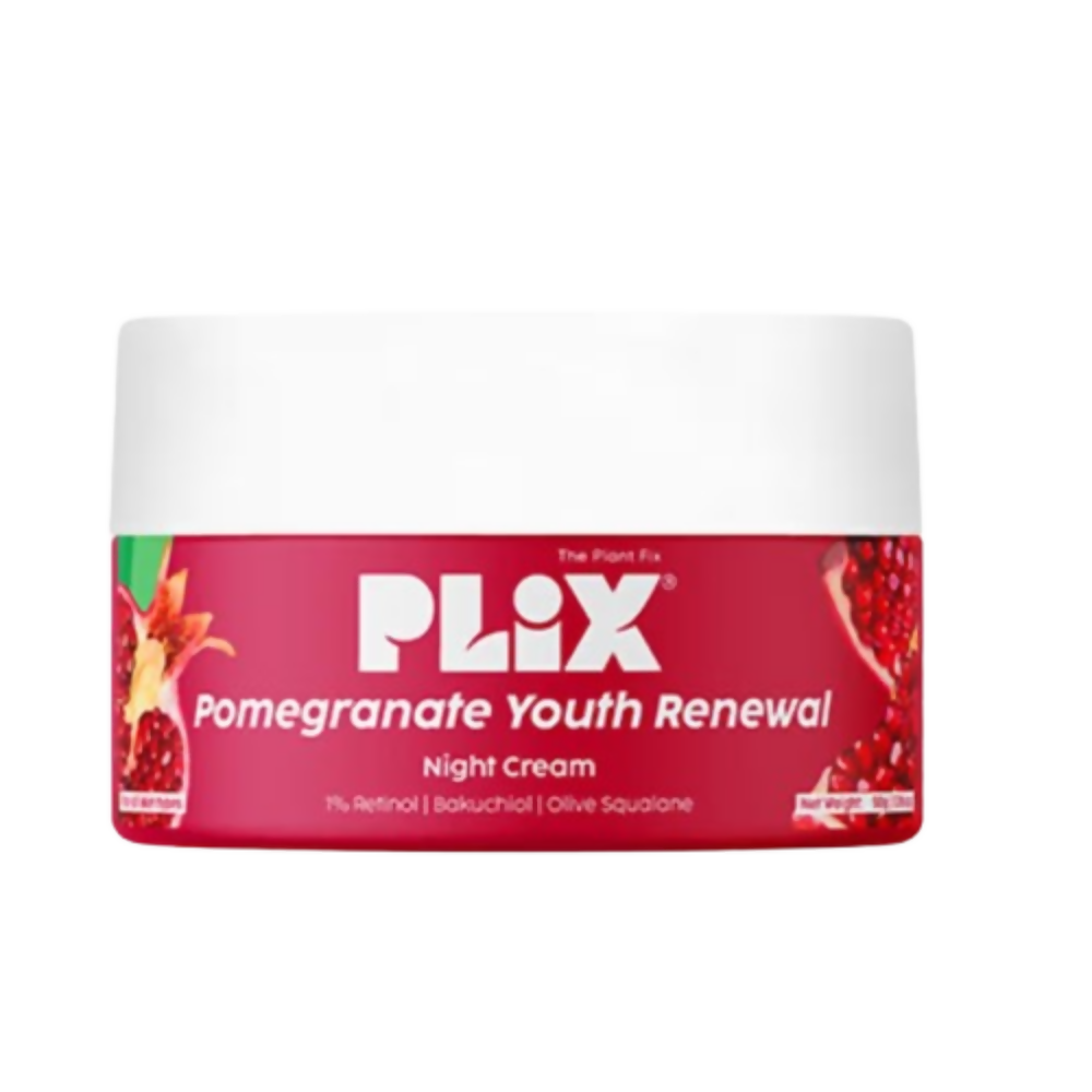 PLIX The Plant Fix 1.20% Retinol & 1% Bakuchi Oil Pomegranate Anti Ageing Night Cream