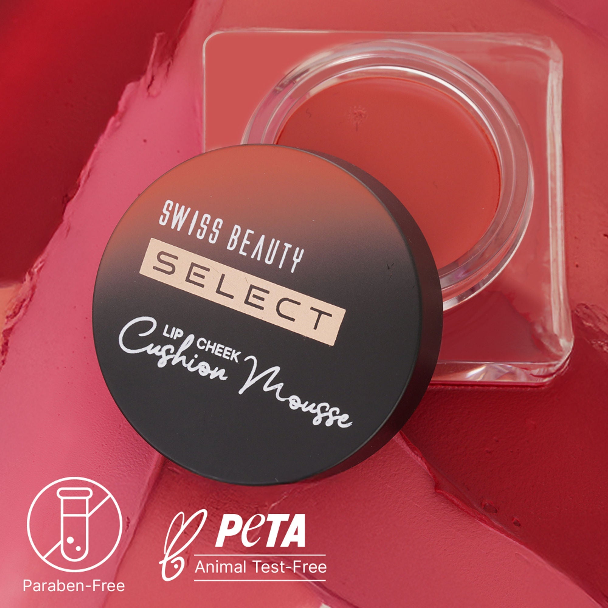 Swiss Beauty Select Lip And Cheek Cushion Mousse With Vitamin E - 3 Elevate Pink