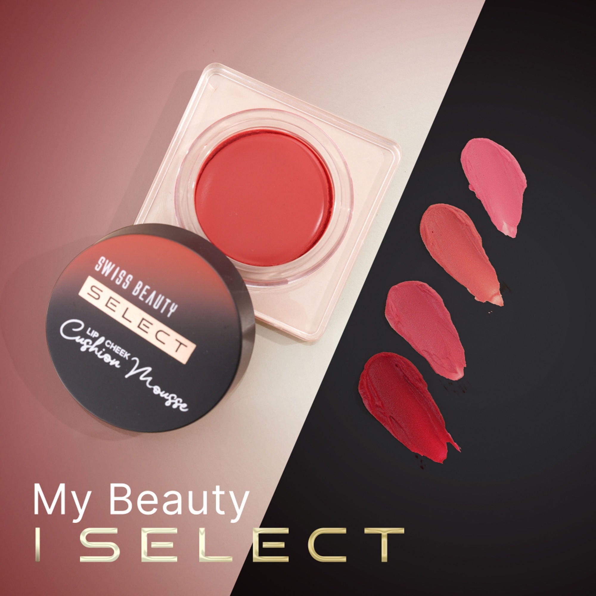Swiss Beauty Select Lip And Cheek Cushion Mousse With Vitamin E - 3 Elevate Pink