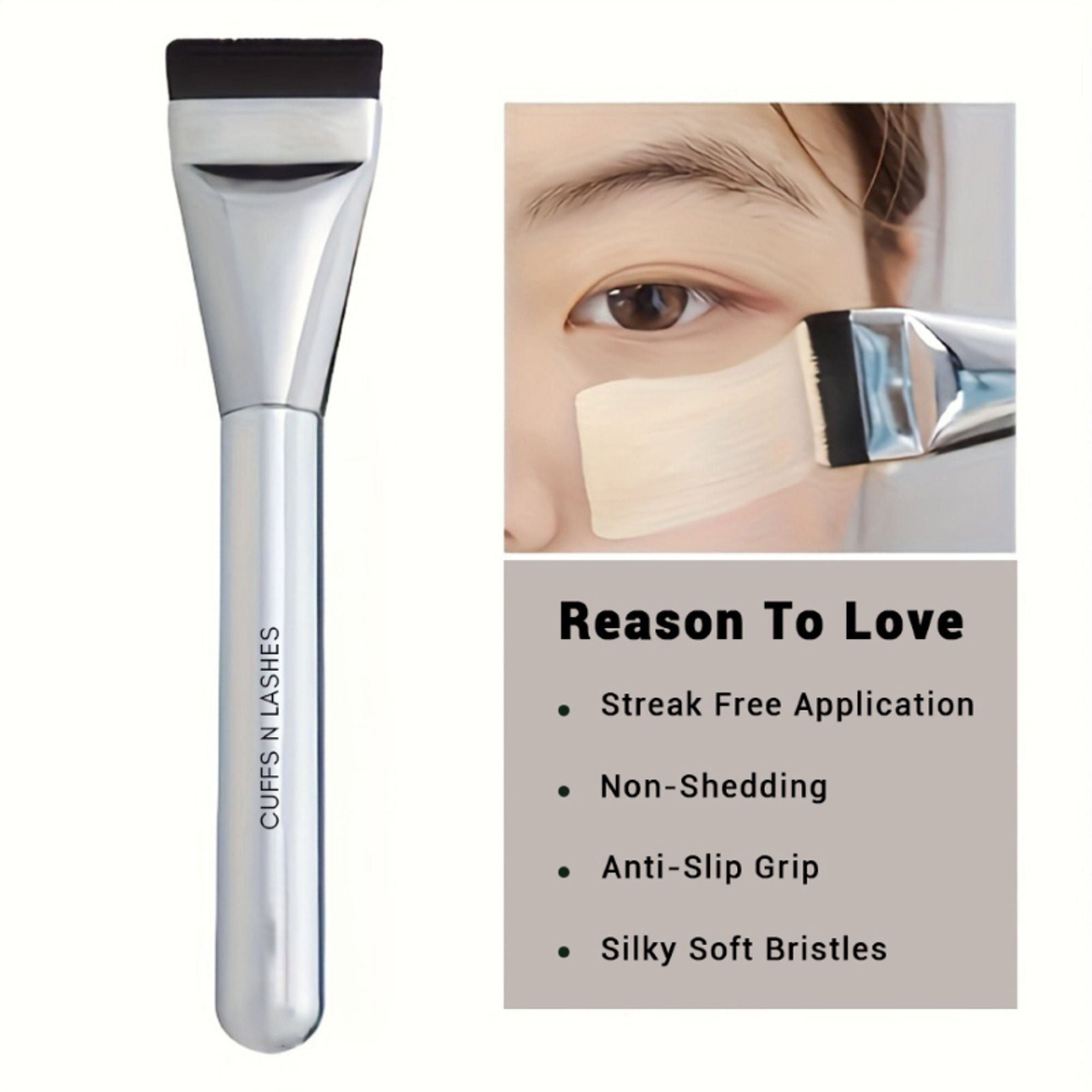 CUFFS N LASHES Spatula Makeup Brush