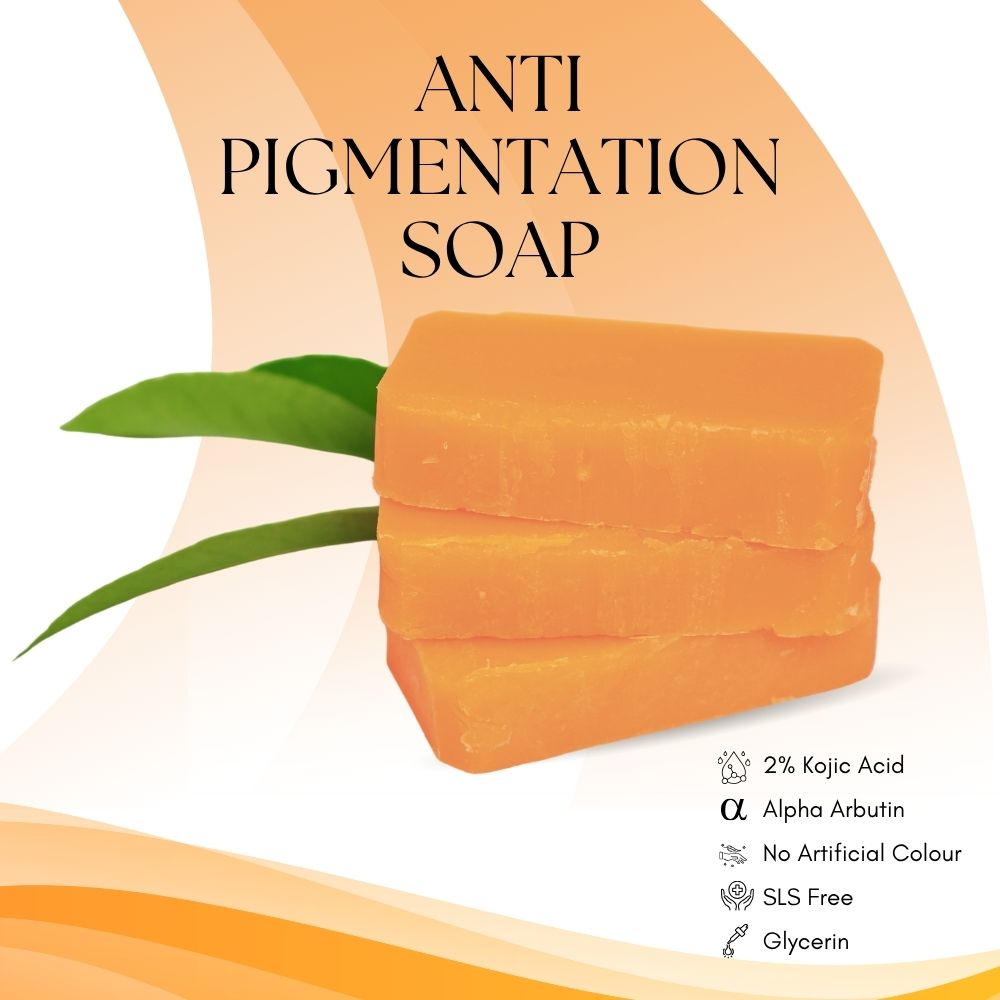 Samisha 1% Kojic Acid Soap With Alpha Arbutin For Pigmentation & Sun Damage