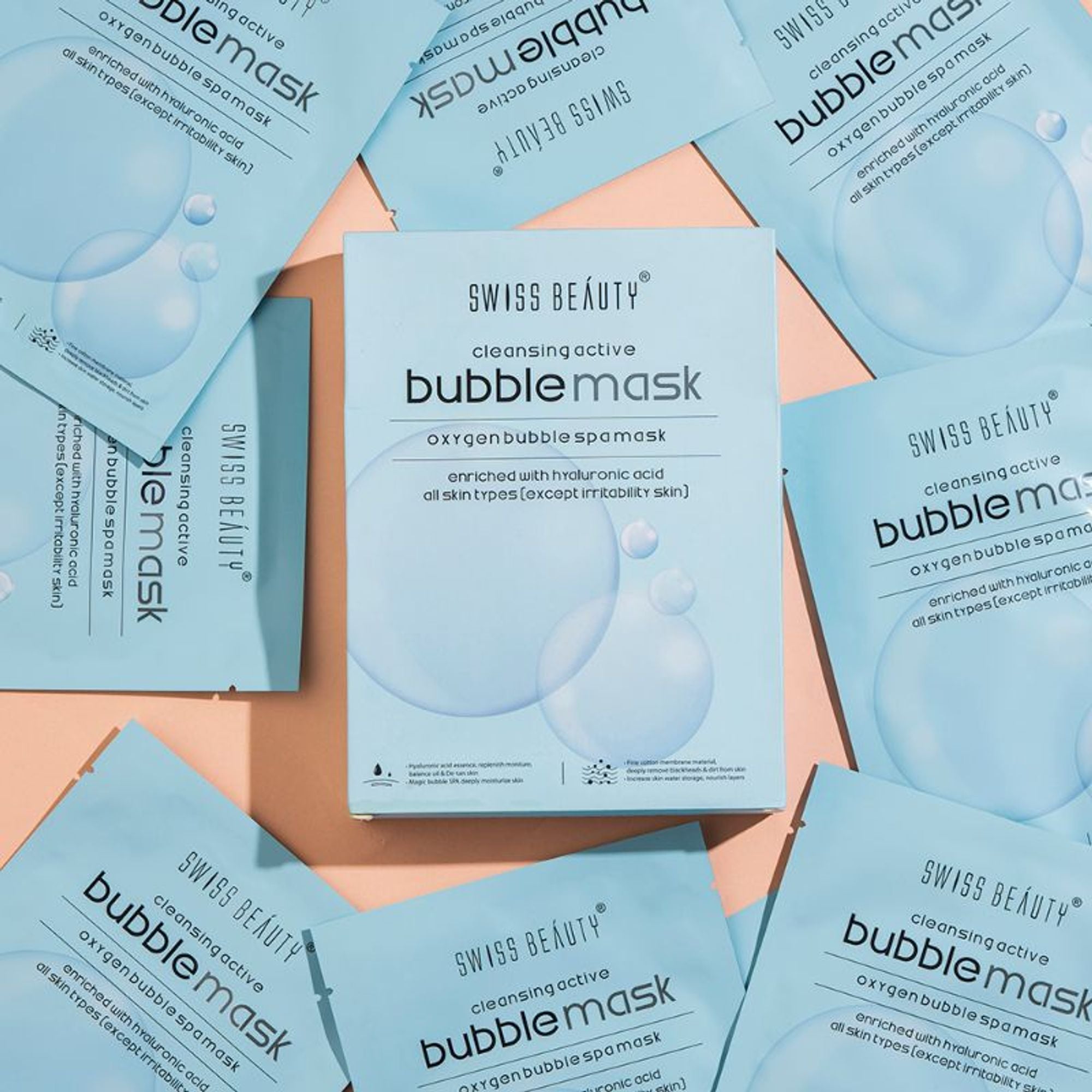 Swiss Beauty Cleansing Active Bubble Mask